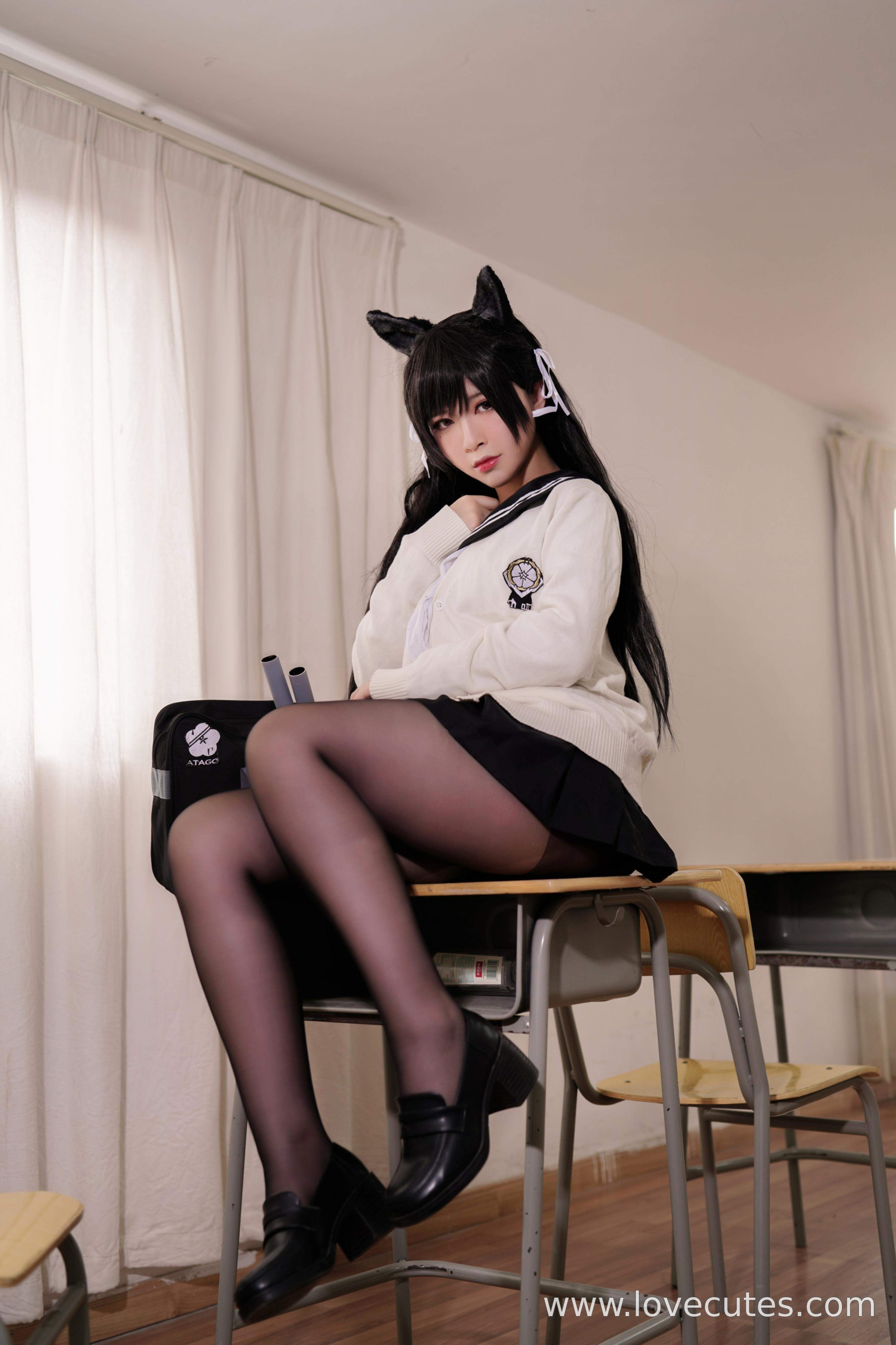 Ban Ban Zi Cosplay Atago Academy Fantasy 25P
