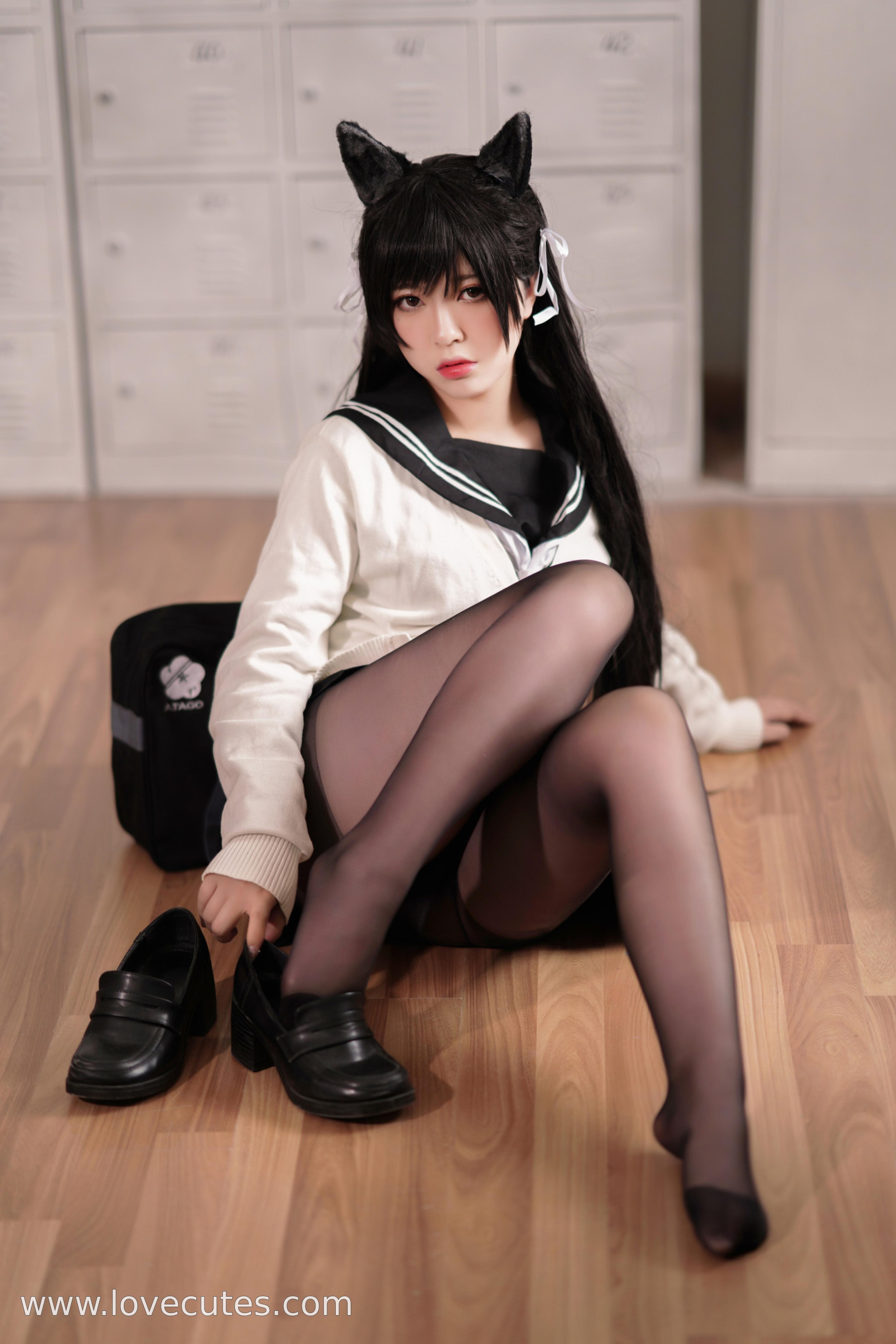 Ban Ban Zi Cosplay Atago Academy Fantasy 25P