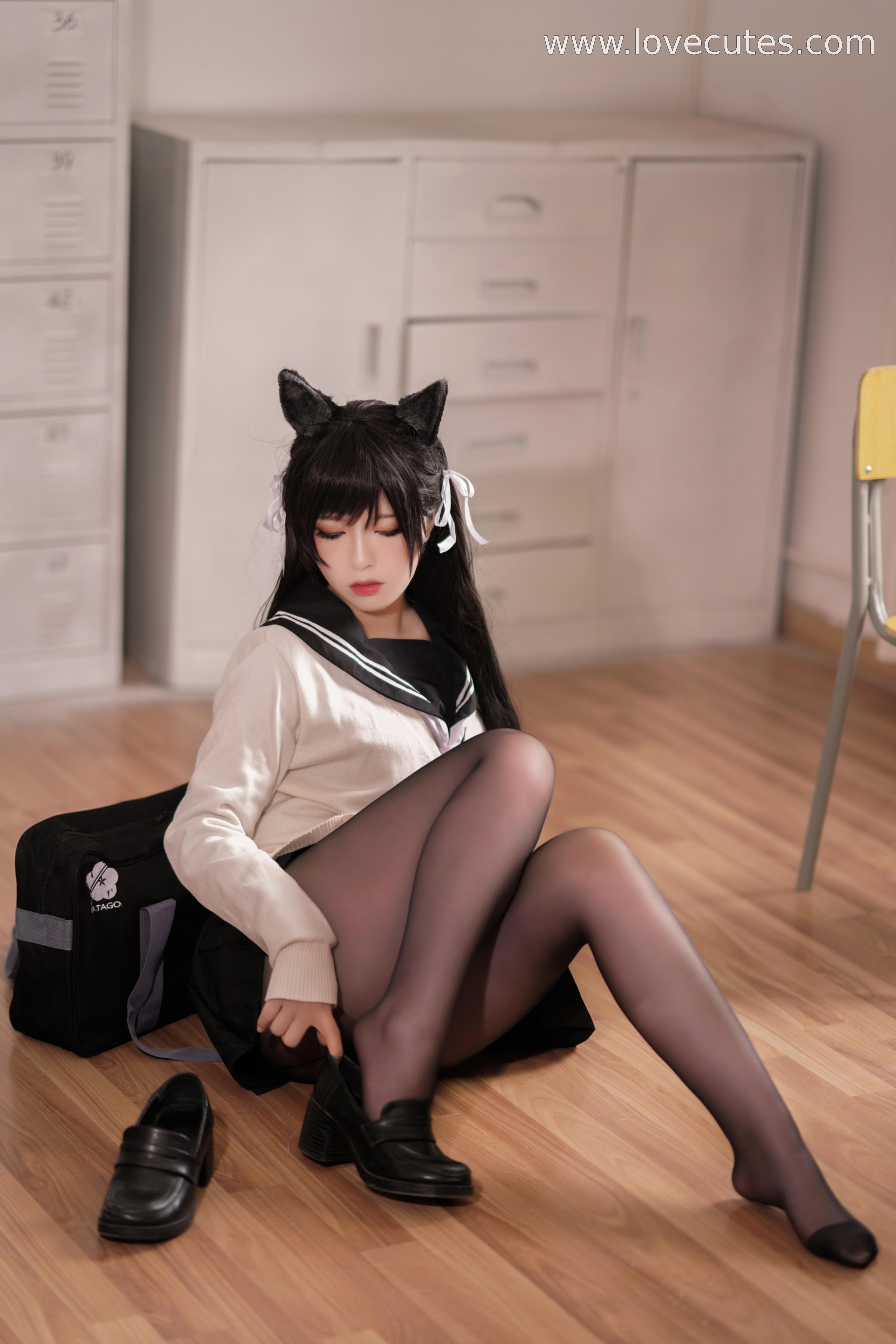 Ban Ban Zi Cosplay Atago Academy Fantasy 25P