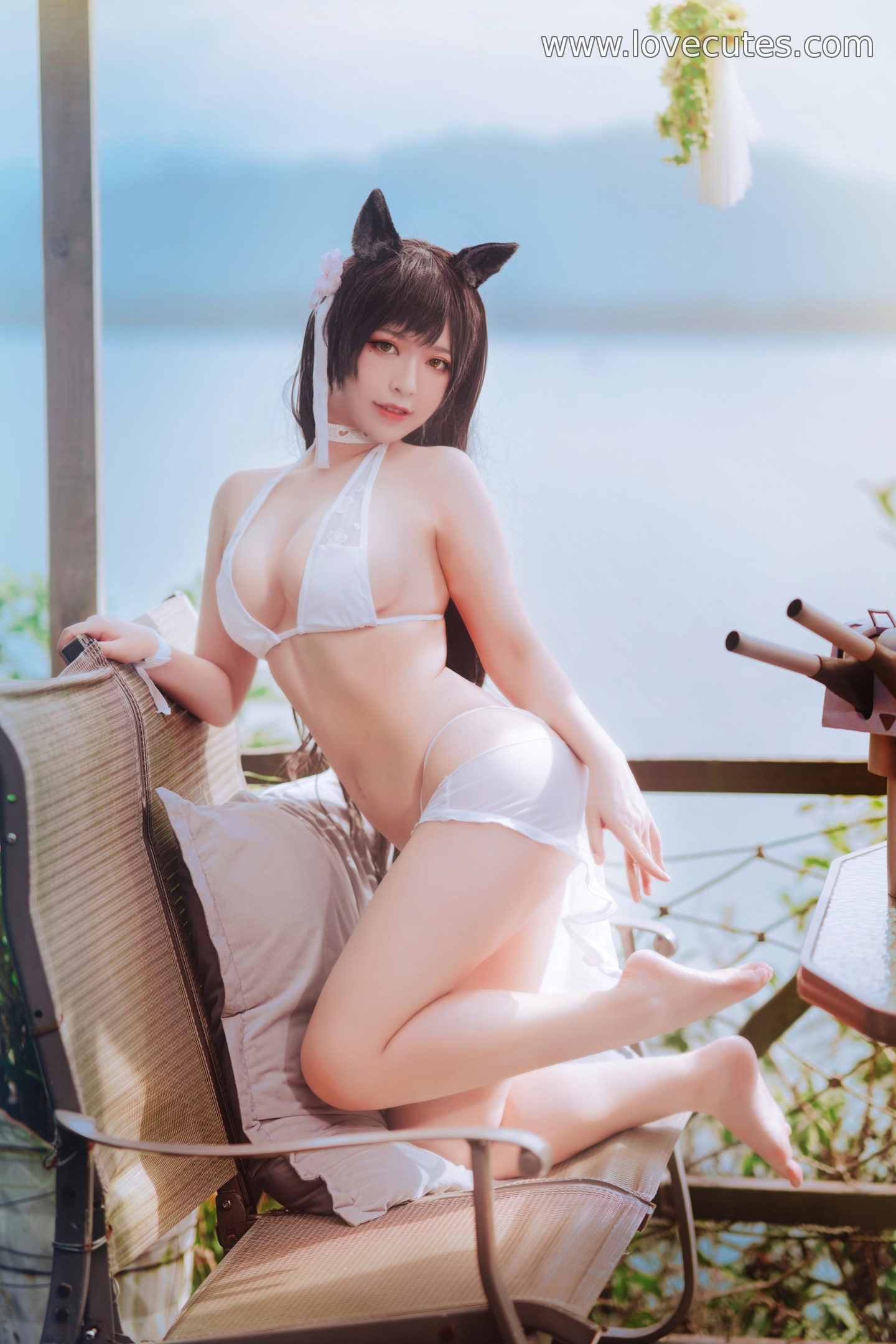 半半子 愛宕盛夏進行曲 Cosplay 27P