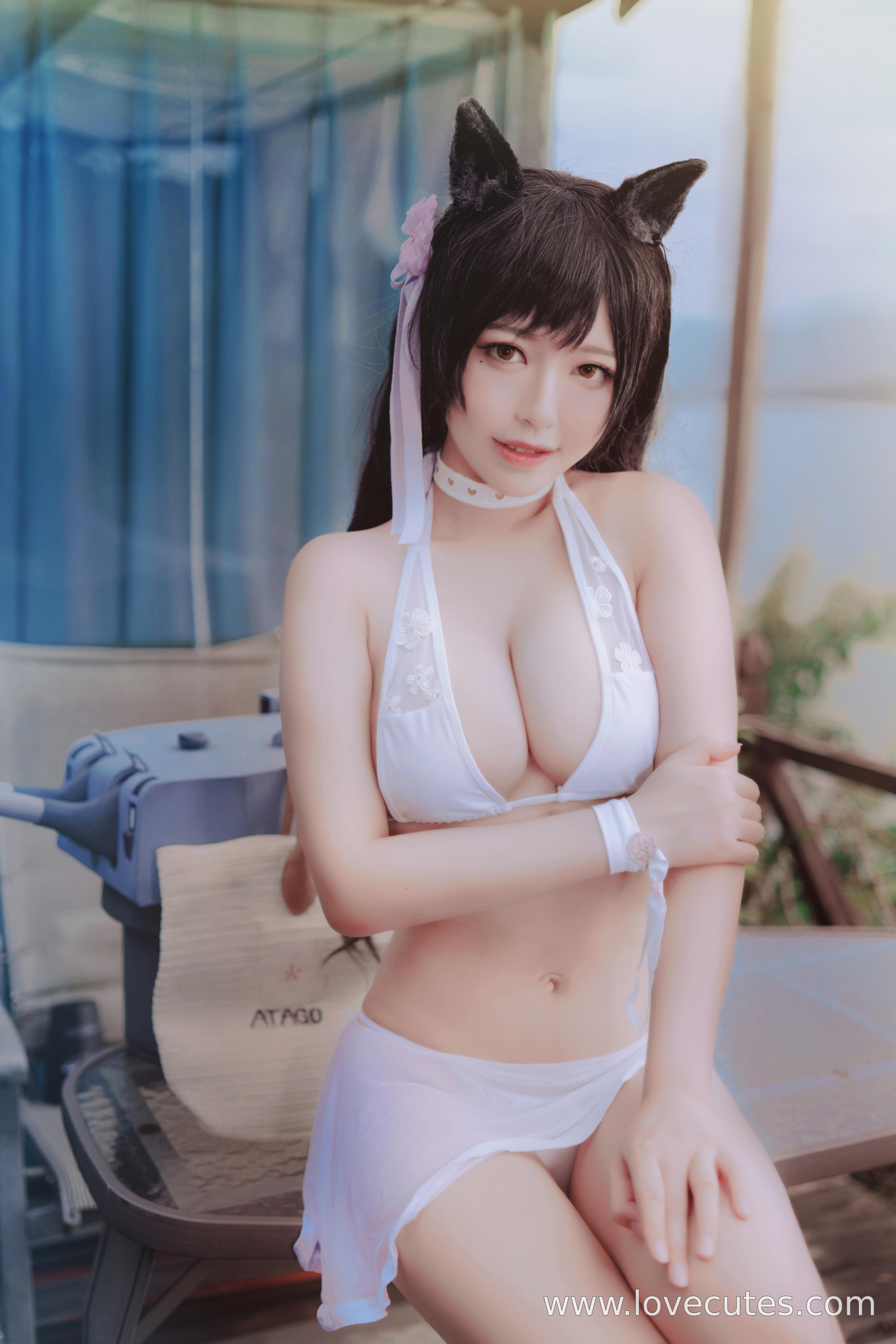 半半子 愛宕盛夏進行曲 Cosplay 27P