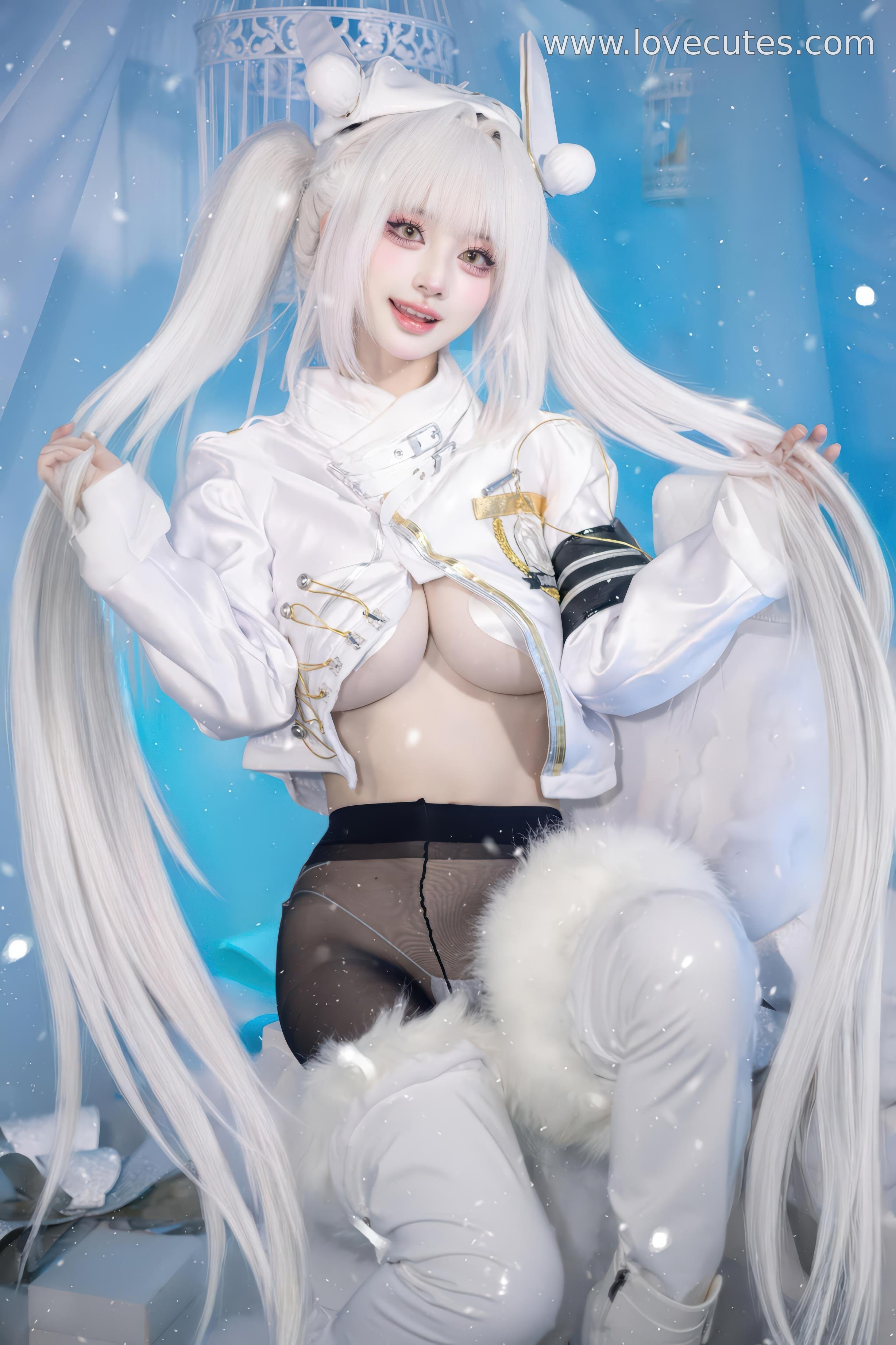 cosplay] 沖田凜花Rinka - 碧藍航線光輝：黑絲質感吸睛 御姐氣場搭配美乳曲線 氛圍在線 26P
