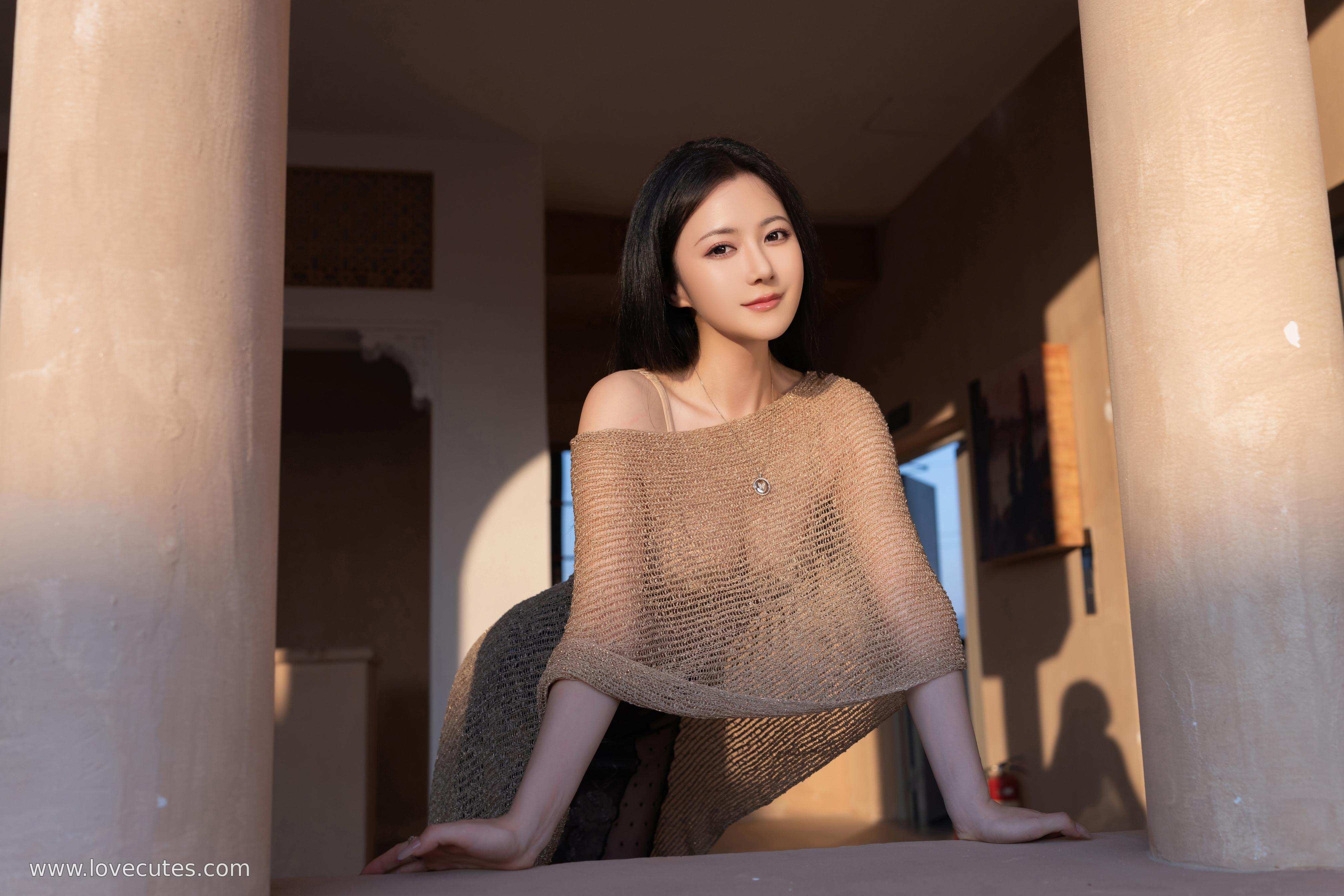 '[모델] 어란피쉬 - 유토피아의 모래: 섬세한 레이스 속옷, 하이힐로 늘어난 다리 비율, 아름다운 가슴과 다리의 조화 120P'