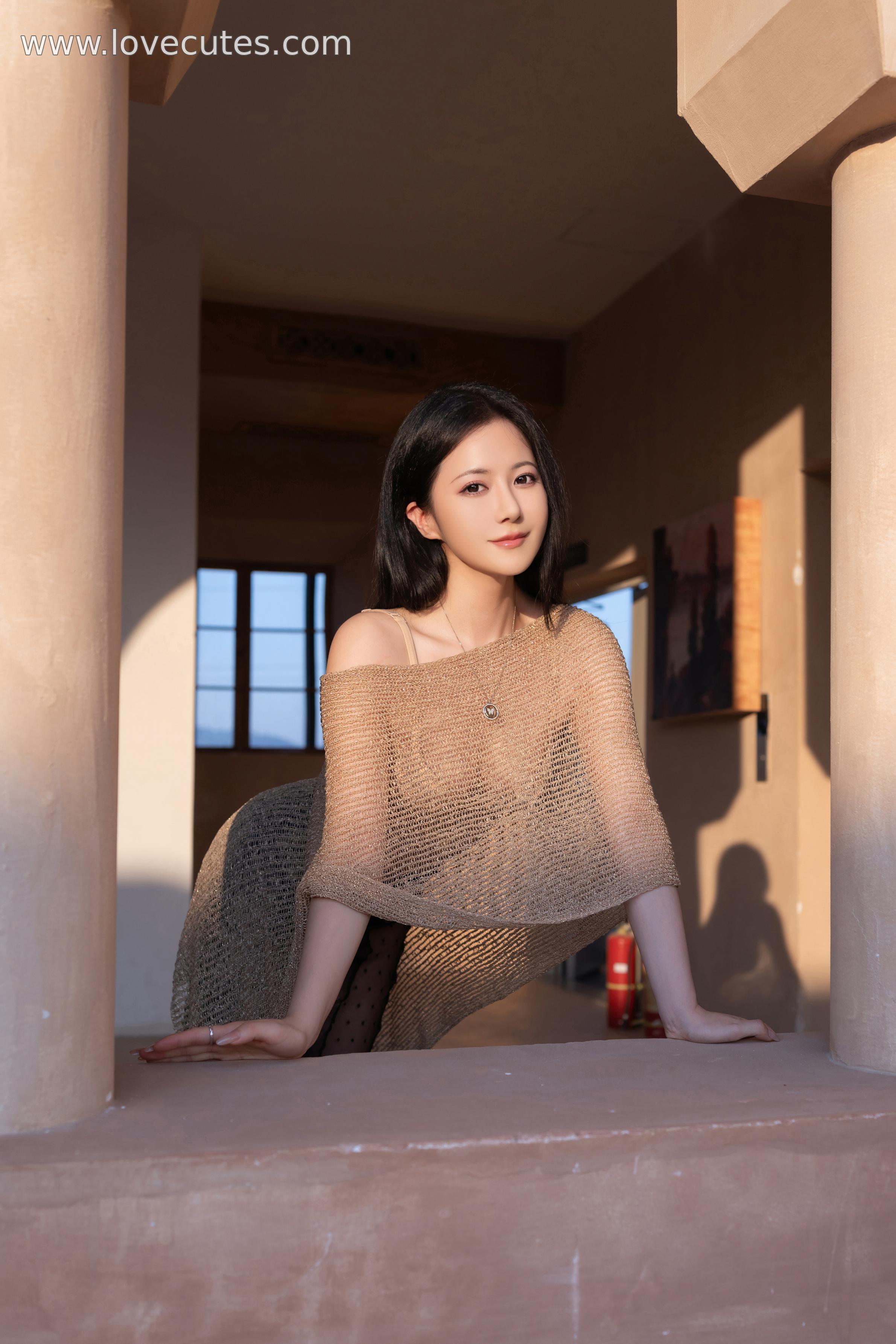 '[모델] 어란피쉬 - 유토피아의 모래: 섬세한 레이스 속옷, 하이힐로 늘어난 다리 비율, 아름다운 가슴과 다리의 조화 120P'