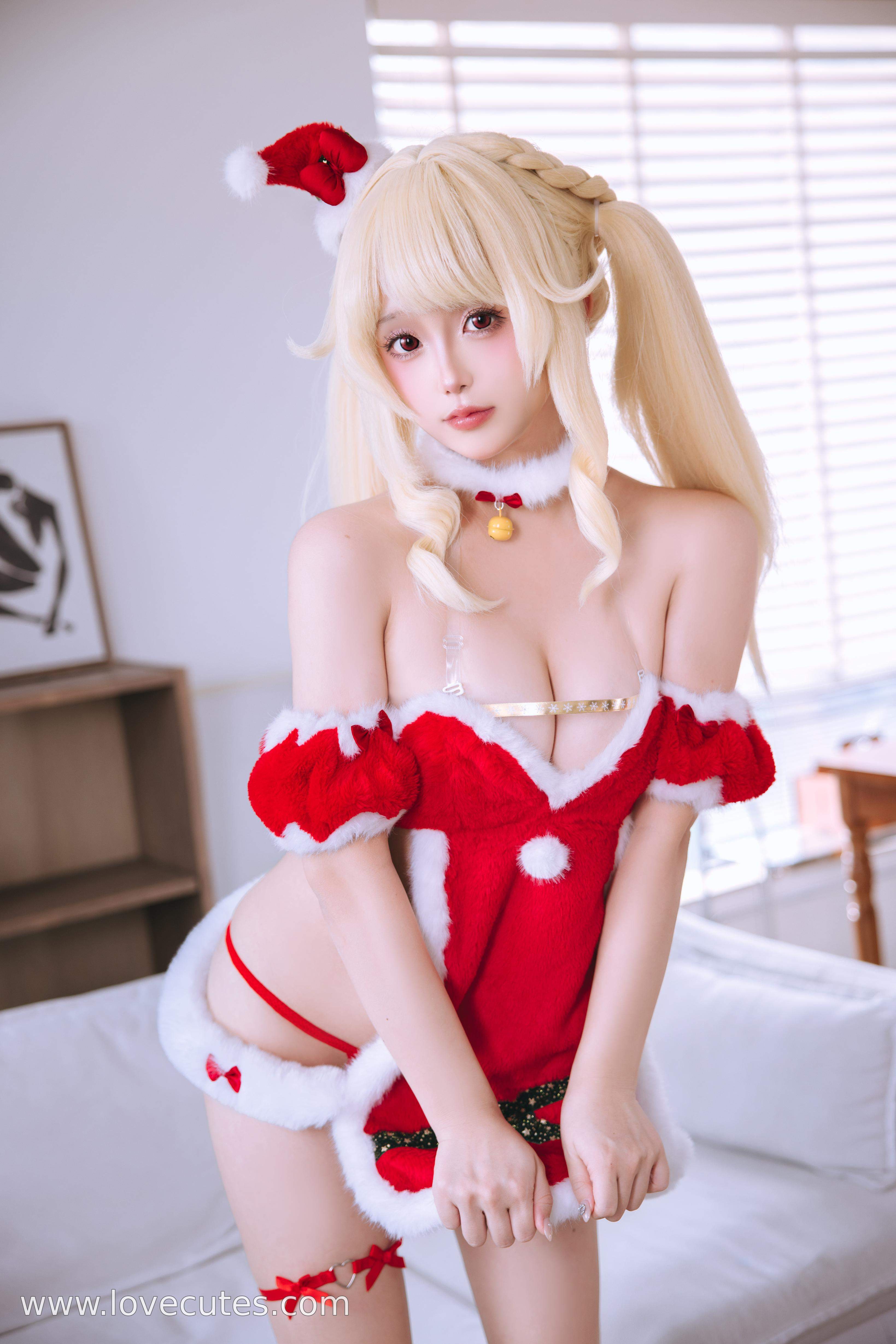 [私房] 日奈娇 - クリスマスデイ：クリスマスムード満載 ハイヒールで魅力アップ 美脚ラインが際立つ 192P5V