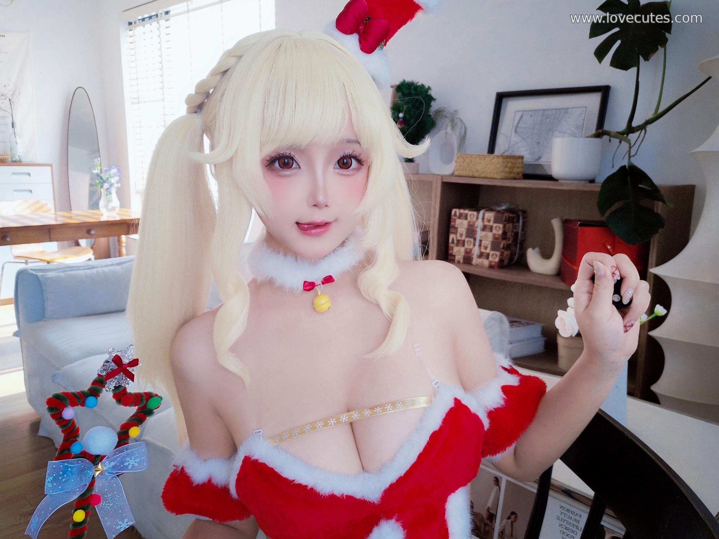 [私房] 日奈娇 - クリスマスデイ：クリスマスムード満載 ハイヒールで魅力アップ 美脚ラインが際立つ 192P5V