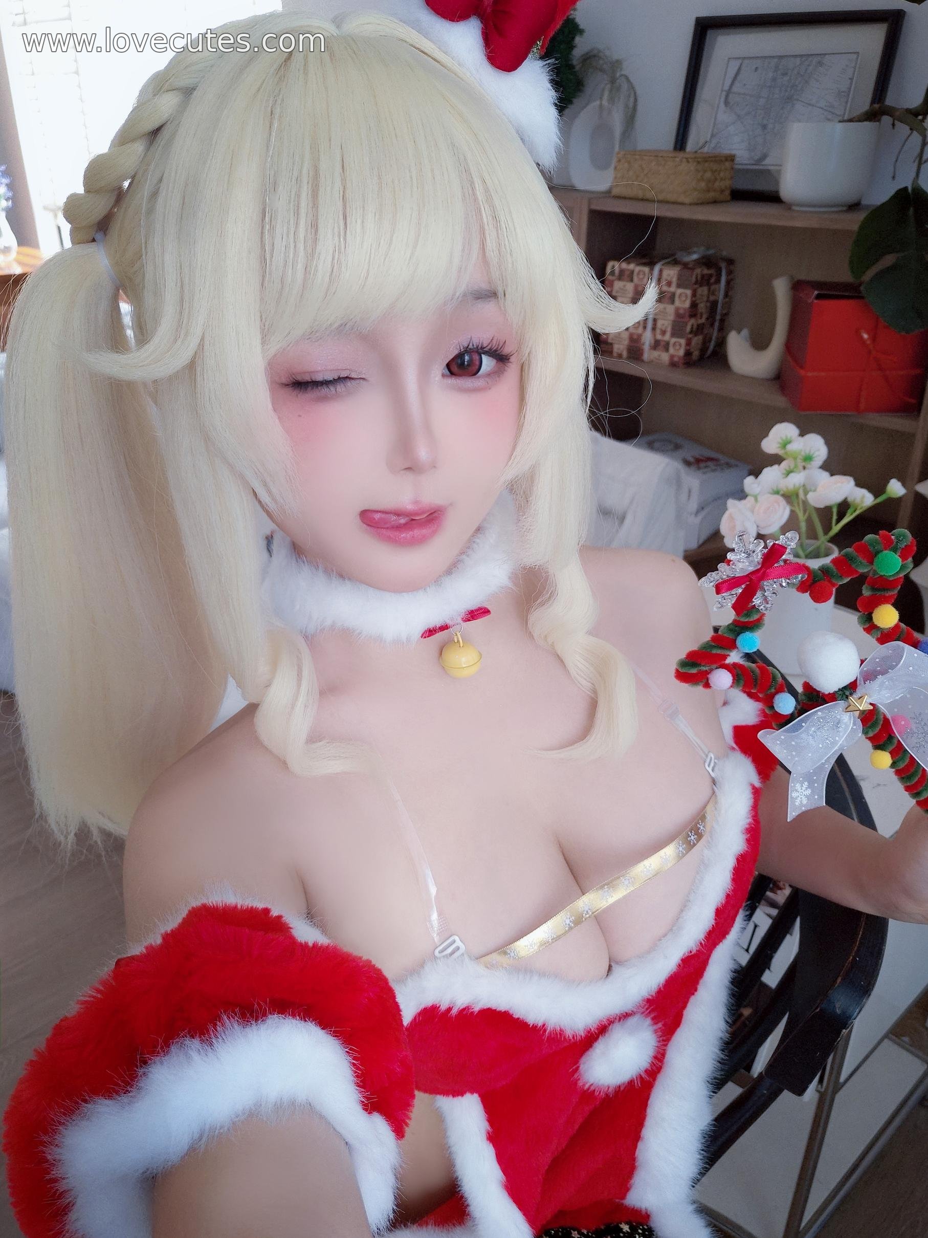 [私房] 日奈娇 - クリスマスデイ：クリスマスムード満載 ハイヒールで魅力アップ 美脚ラインが際立つ 192P5V