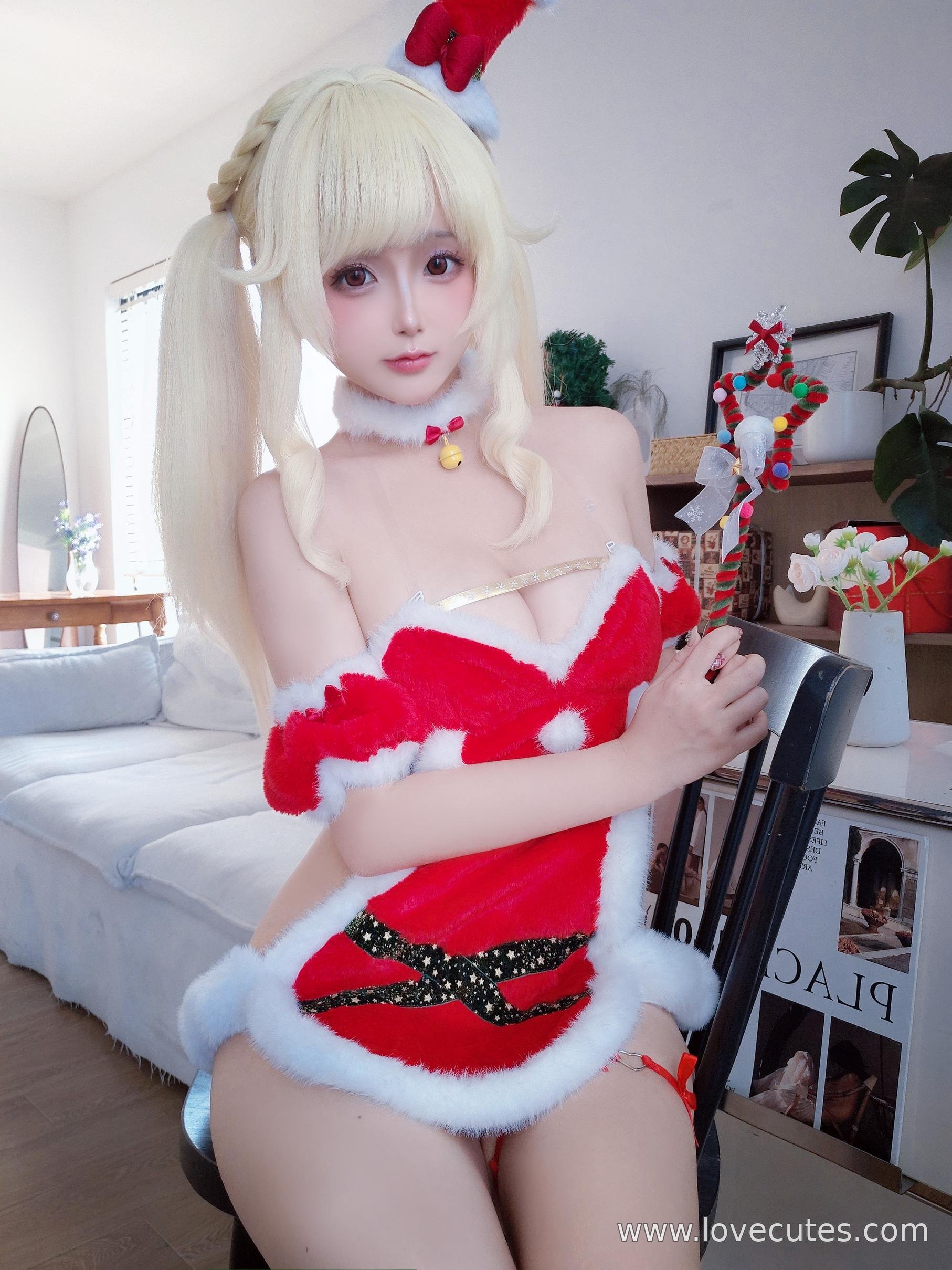 [私房] 日奈娇 - クリスマスデイ：クリスマスムード満載 ハイヒールで魅力アップ 美脚ラインが際立つ 192P5V