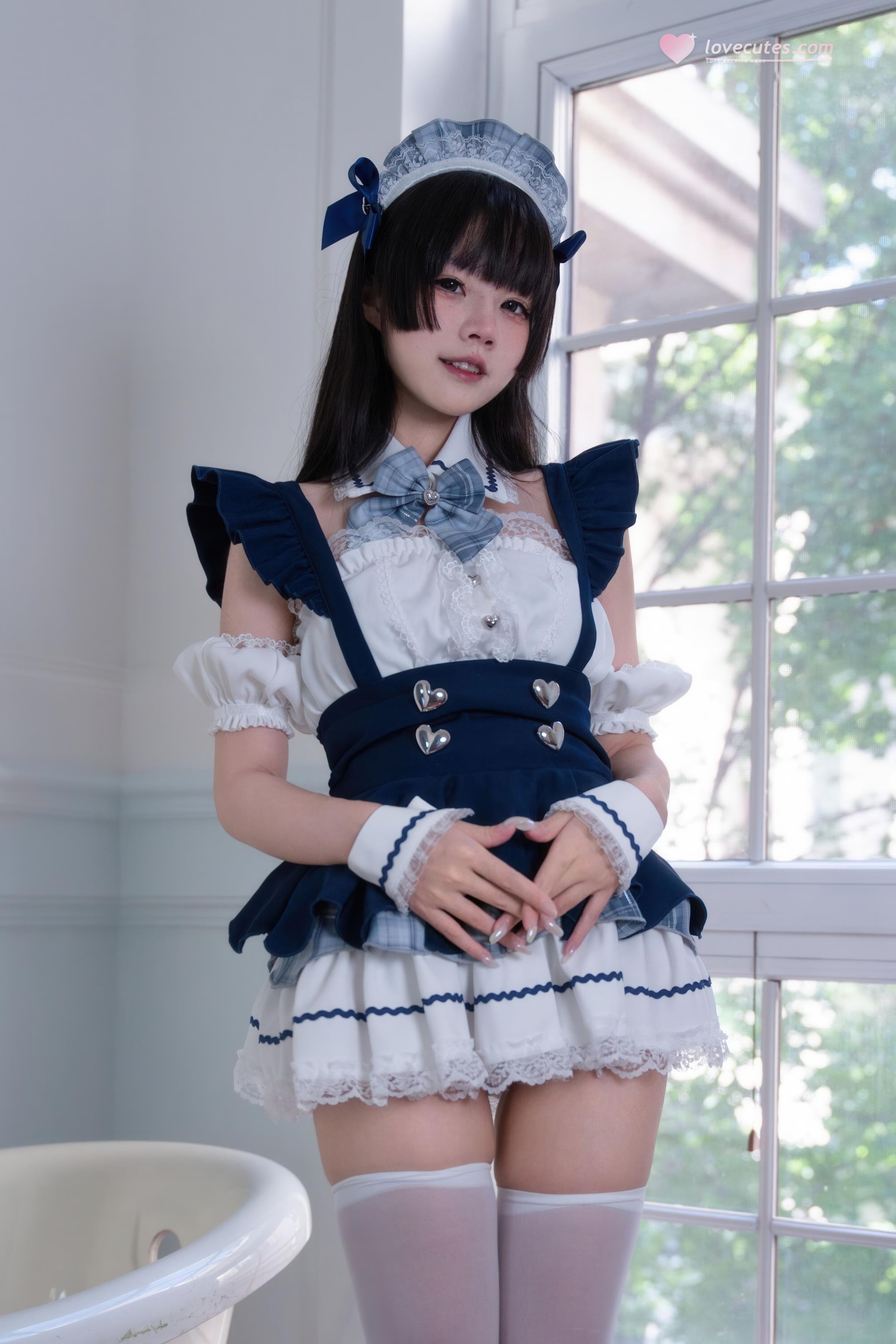 [costume play] 清水凪 - 女僕服務主題：白絲加持的甜系女僕氛圍，清純可愛感拉滿 68P