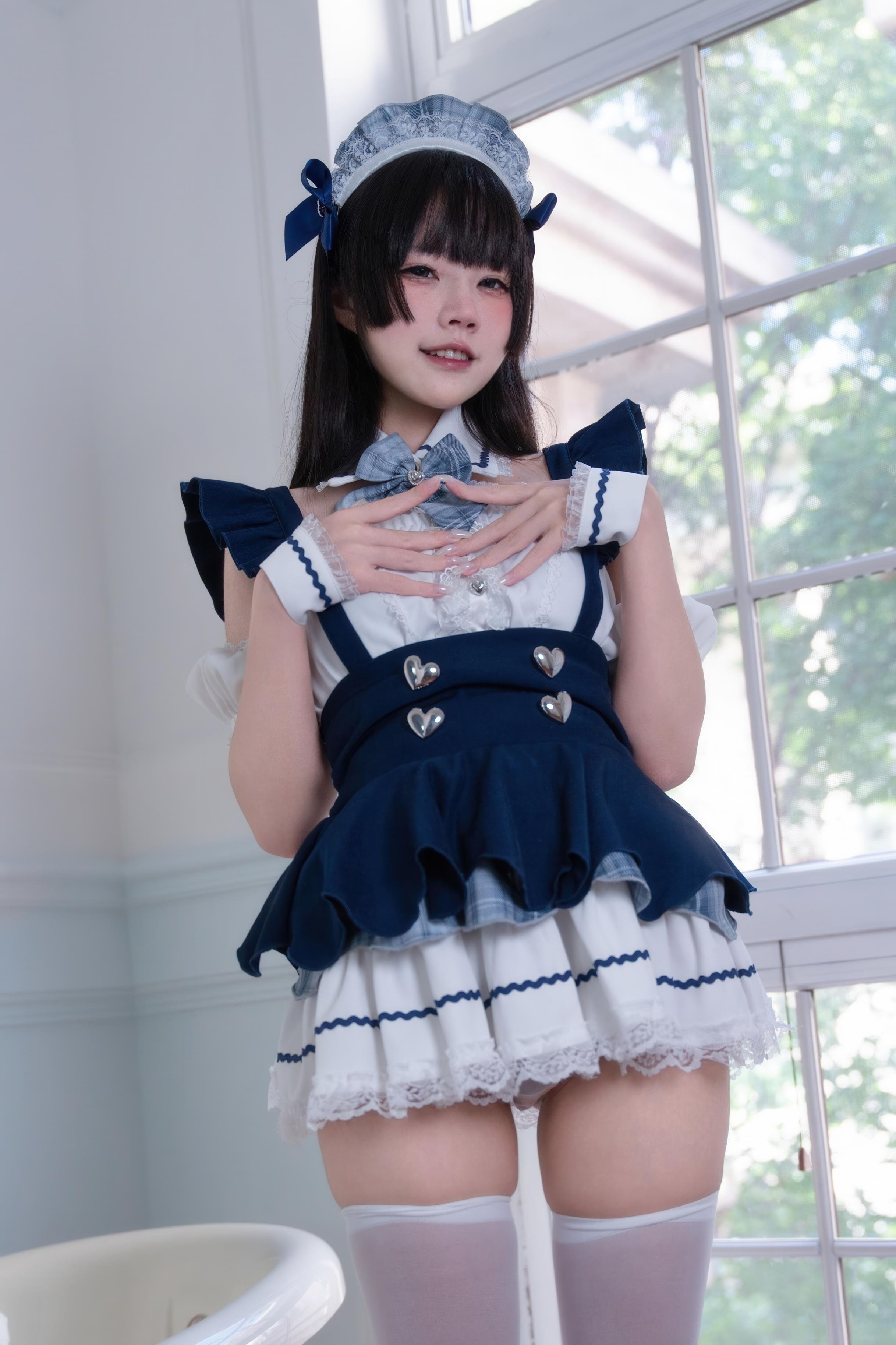 [costume play] 清水凪 - 女僕服務主題：白絲加持的甜系女僕氛圍，清純可愛感拉滿 68P