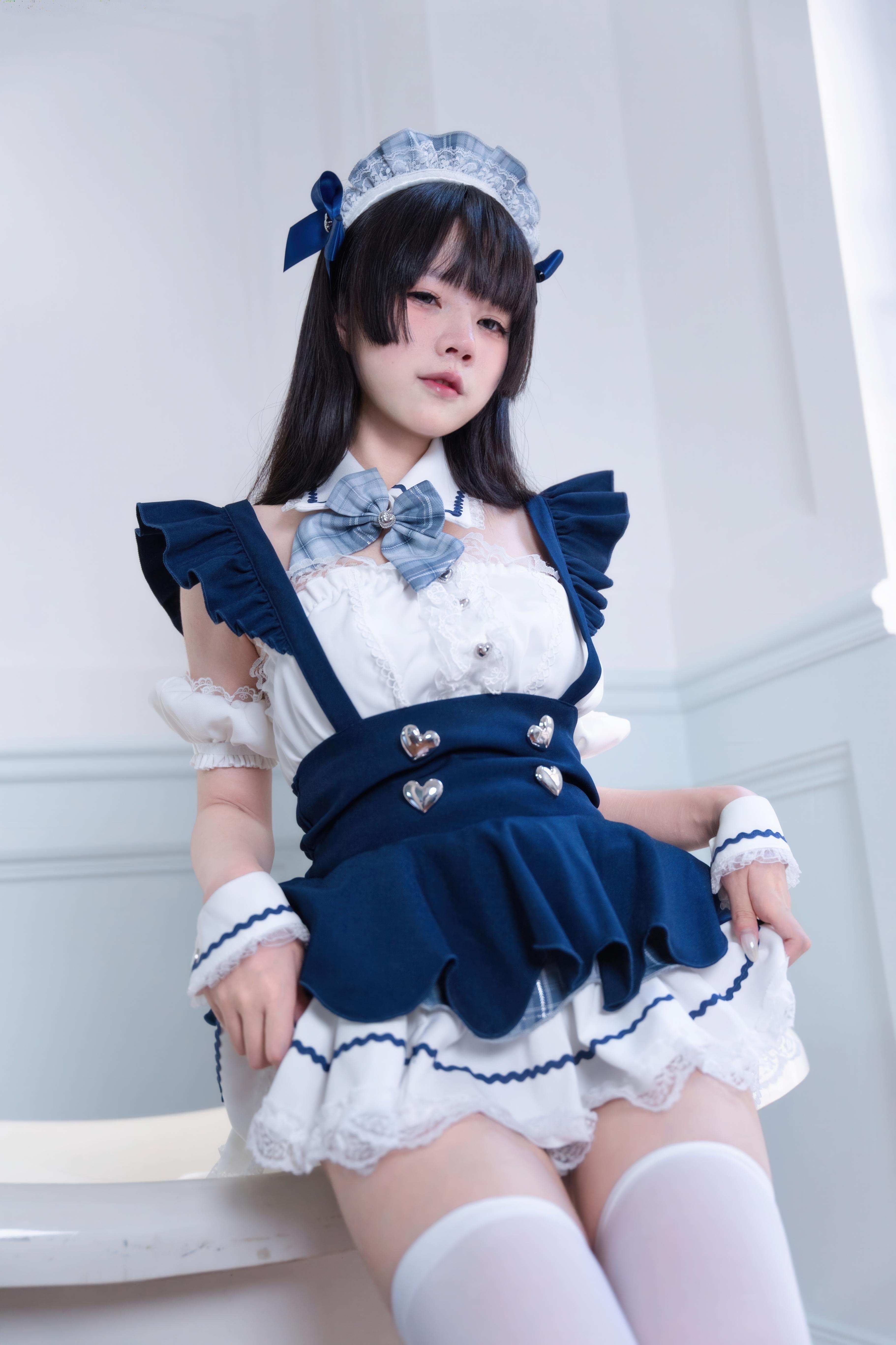 [costume play] 清水凪 - 女僕服務主題：白絲加持的甜系女僕氛圍，清純可愛感拉滿 68P