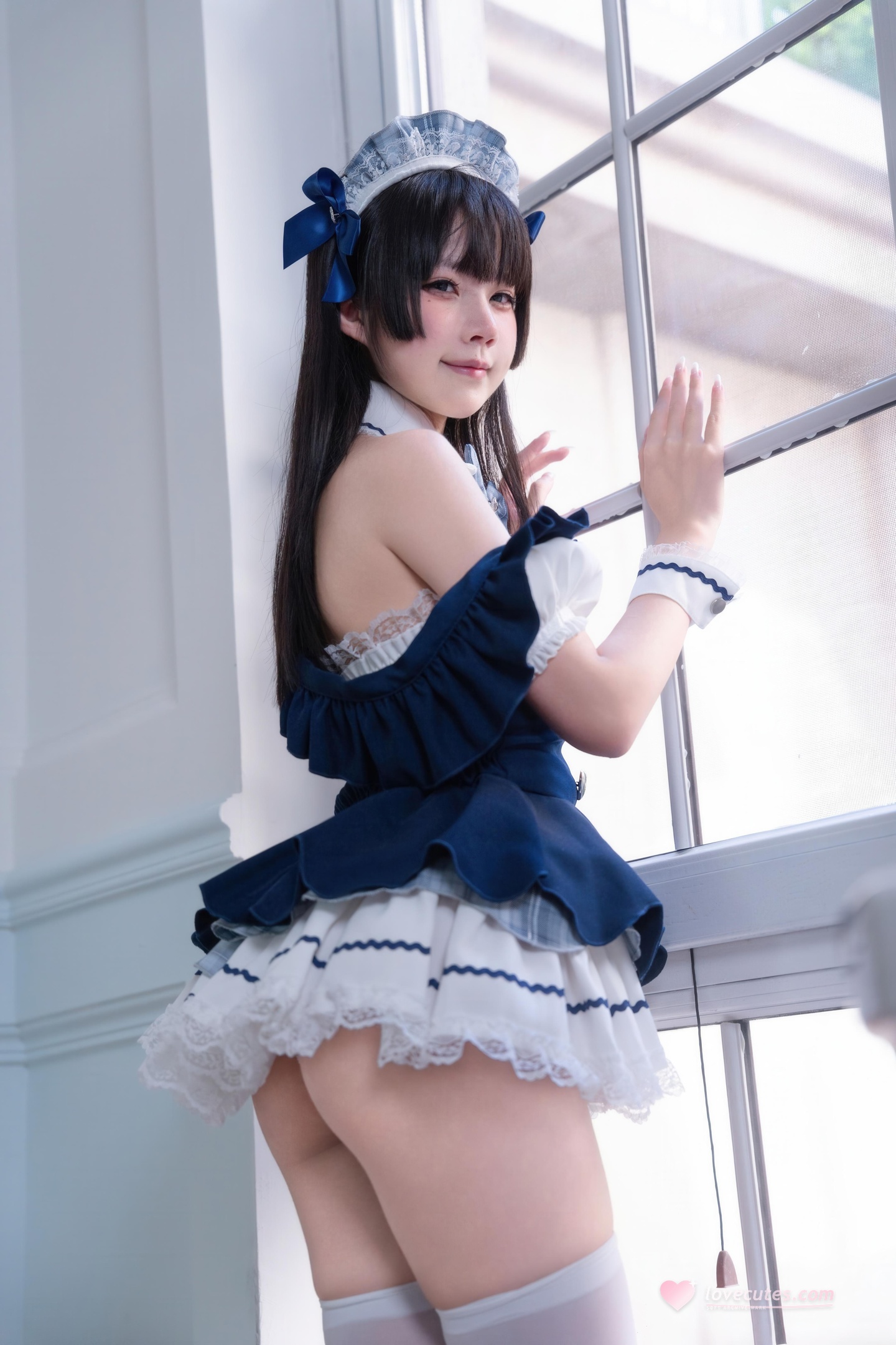 '[cosplay] 清水凪 - Chủ đề phục vụ người hầu: Không khí người hầu ngọt ngào với tất trắng, cảm giác trong sáng dễ thương tràn đầy 68P'