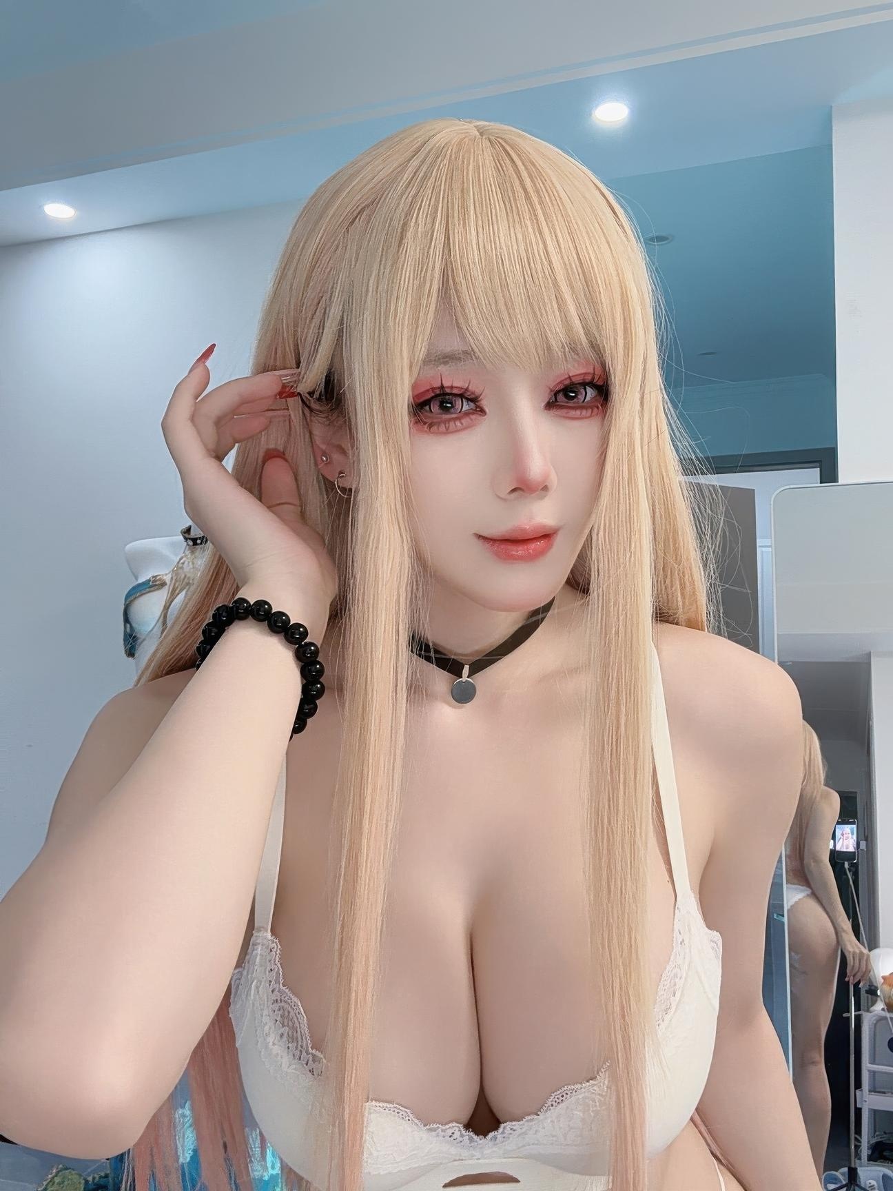 [costume hóa trang] 九言 - 喜多川海梦: Chuyển đổi giữa đồng phục JK và nội y, độ tái hiện ngọt ngào và gợi cảm, đường cong ngực đẹp mắt 58P5V