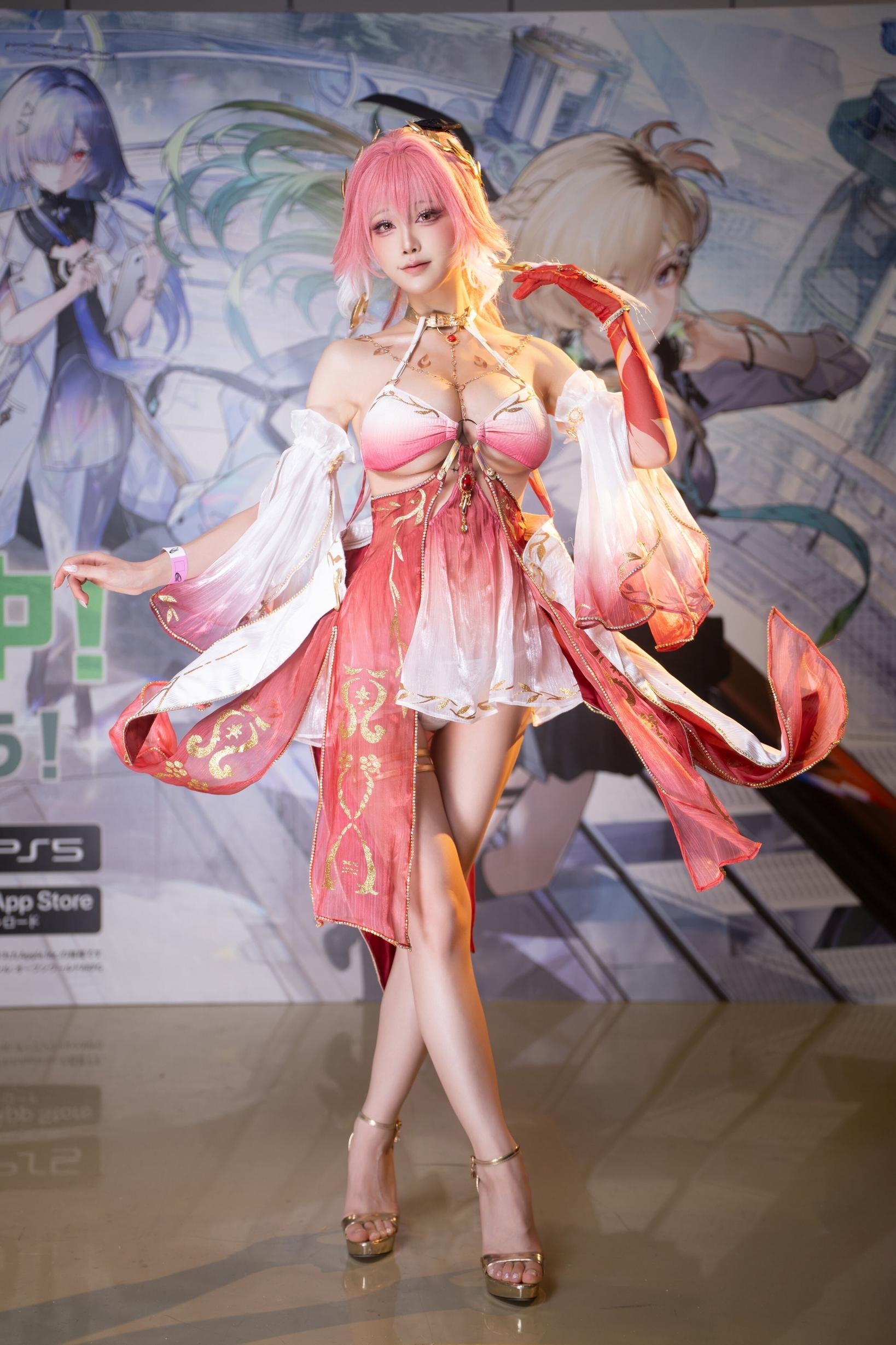 [costume play] 水淼Aqua - 鸣潮长离C107場照：展會實拍氛圍感十足 角色氣場在線 29P