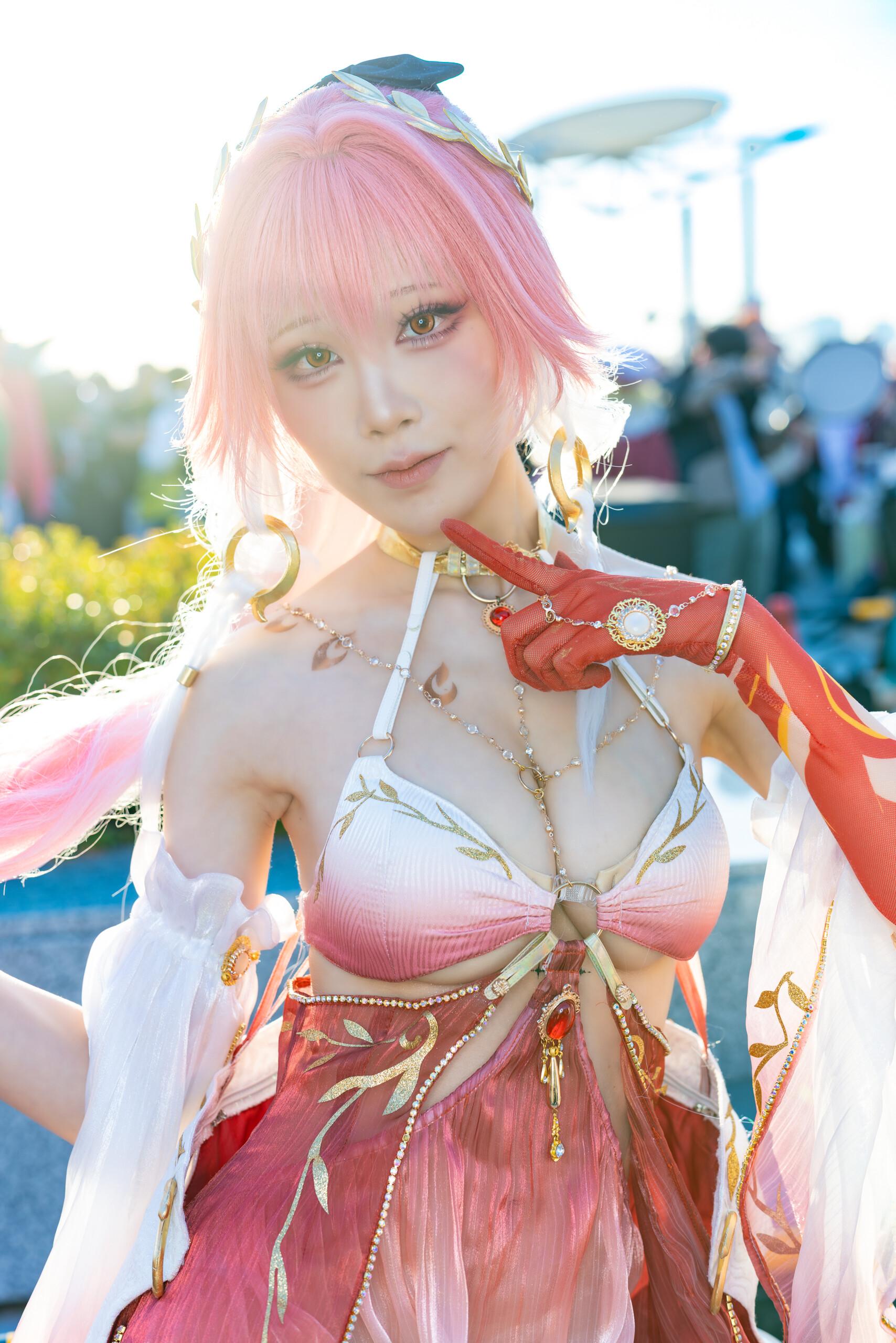 [costume play] 水淼Aqua - 鸣潮长离C107場照：展會實拍氛圍感十足 角色氣場在線 29P
