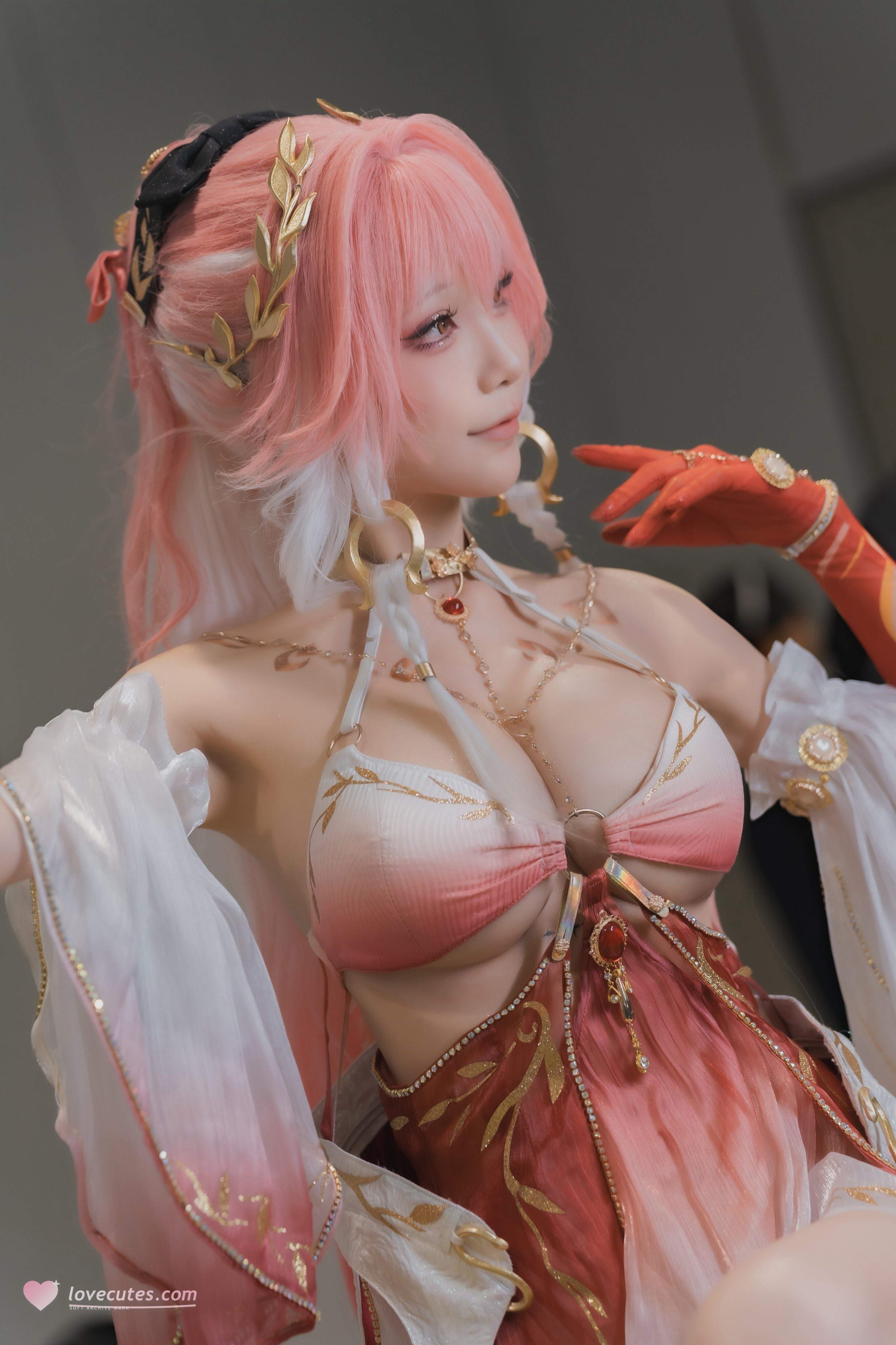 [costume play] 水淼Aqua - 鸣潮长离C107場照：展會實拍氛圍感十足 角色氣場在線 29P