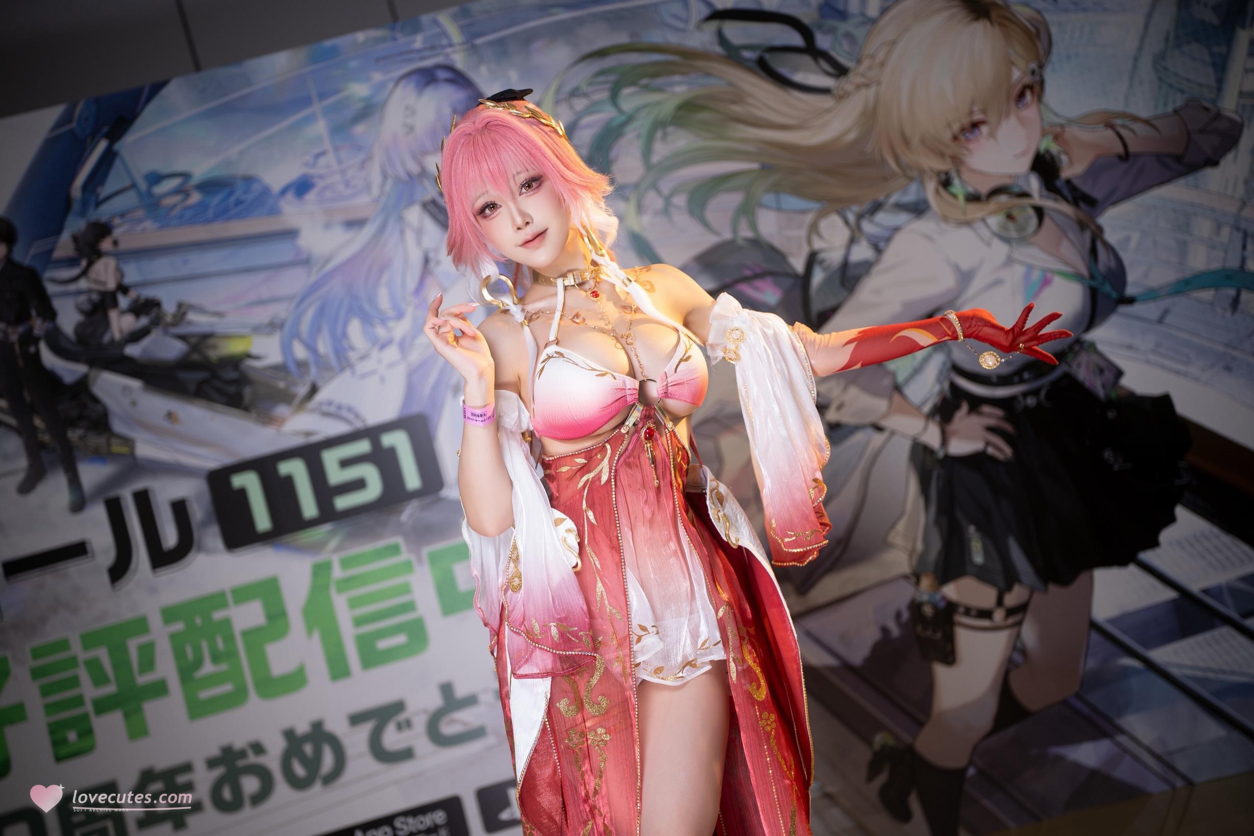 [costume play] 水淼Aqua - 鸣潮长离C107場照：展會實拍氛圍感十足 角色氣場在線 29P