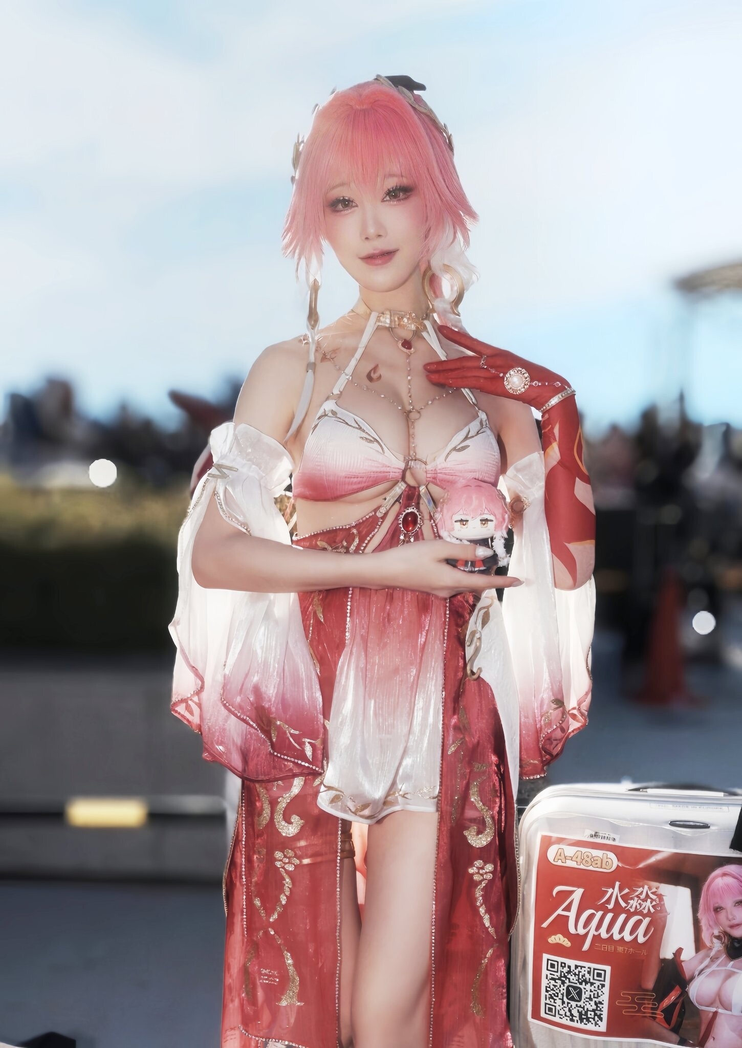 [costume play] 水淼Aqua - 鸣潮长离C107場照：展會實拍氛圍感十足 角色氣場在線 29P