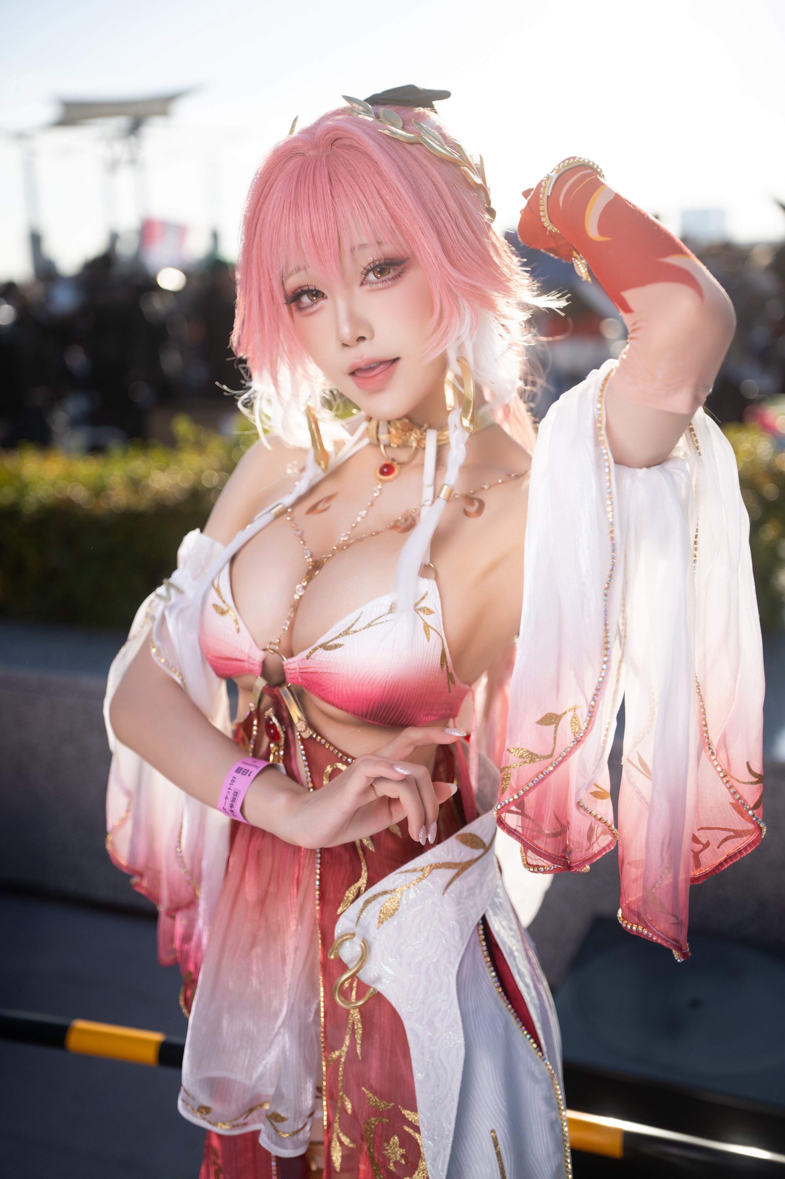 [Cosplay] Shui Miao Aqua - Mingchao Changli C107 Event Photos: Captivating Atmosphere with 29 Shots