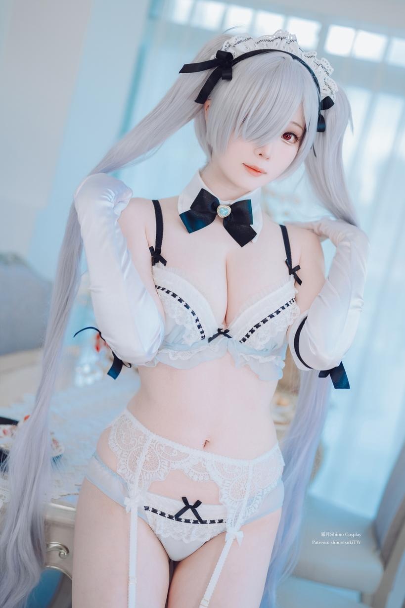 [cosplay] 霜月shimo - NIKKE灰姑娘女仆装VOL.2：白丝高跟鞋质感很在线 白嫩氛围配美乳曲线 甜辣女仆气场拉满 33P