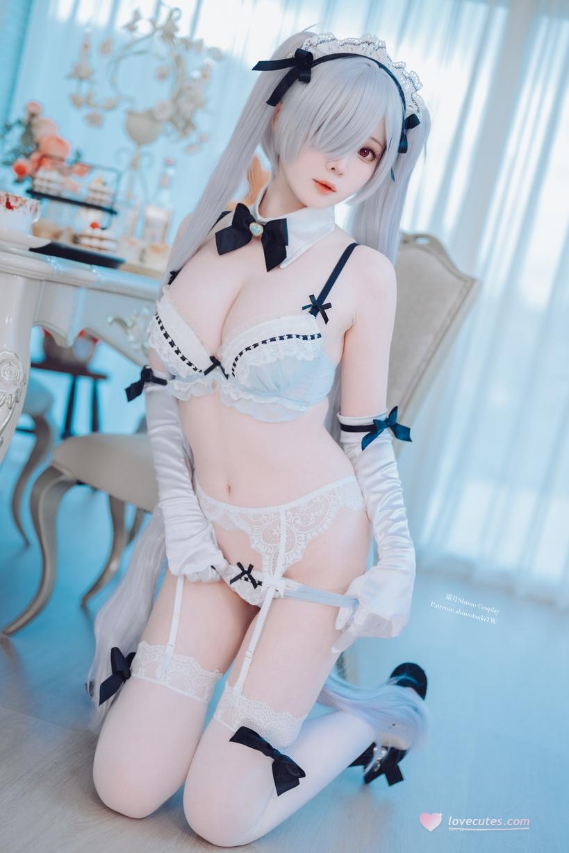 [cosplay] 霜月shimo - NIKKE灰姑娘女仆装VOL.2：白丝高跟鞋质感很在线 白嫩氛围配美乳曲线 甜辣女仆气场拉满 33P