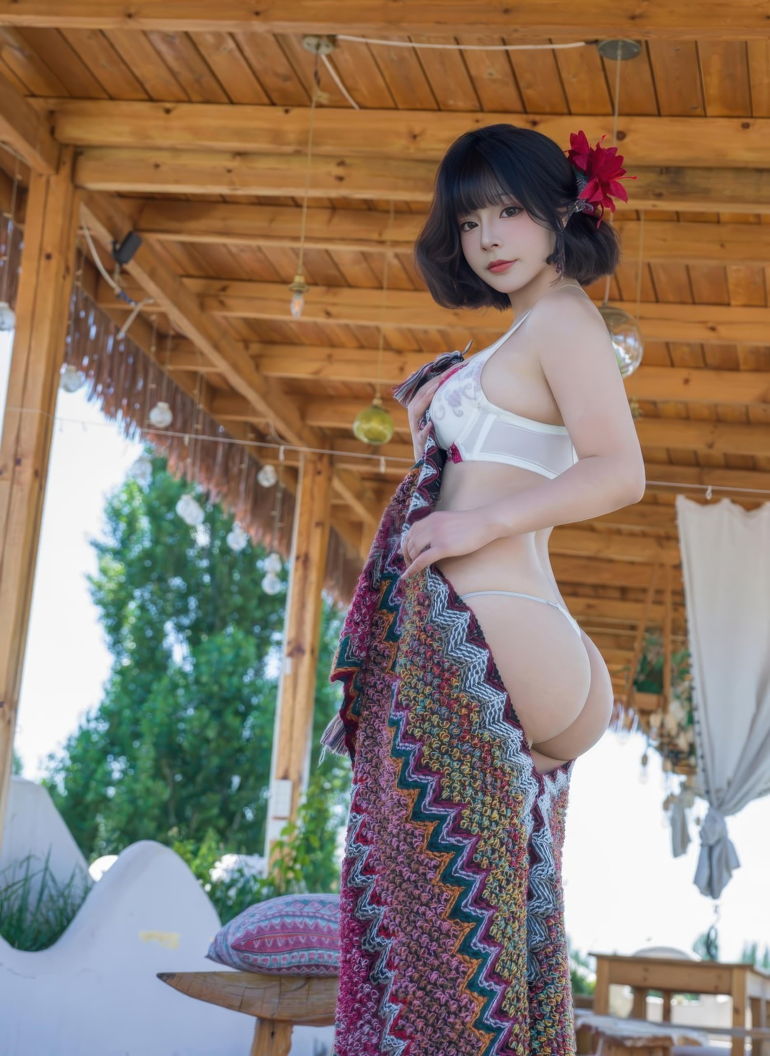 [写真] yuuhui玉汇 - 花汇：花田と草原のシーンが交錯する高級感溢れるアウトドアセクシー 148P