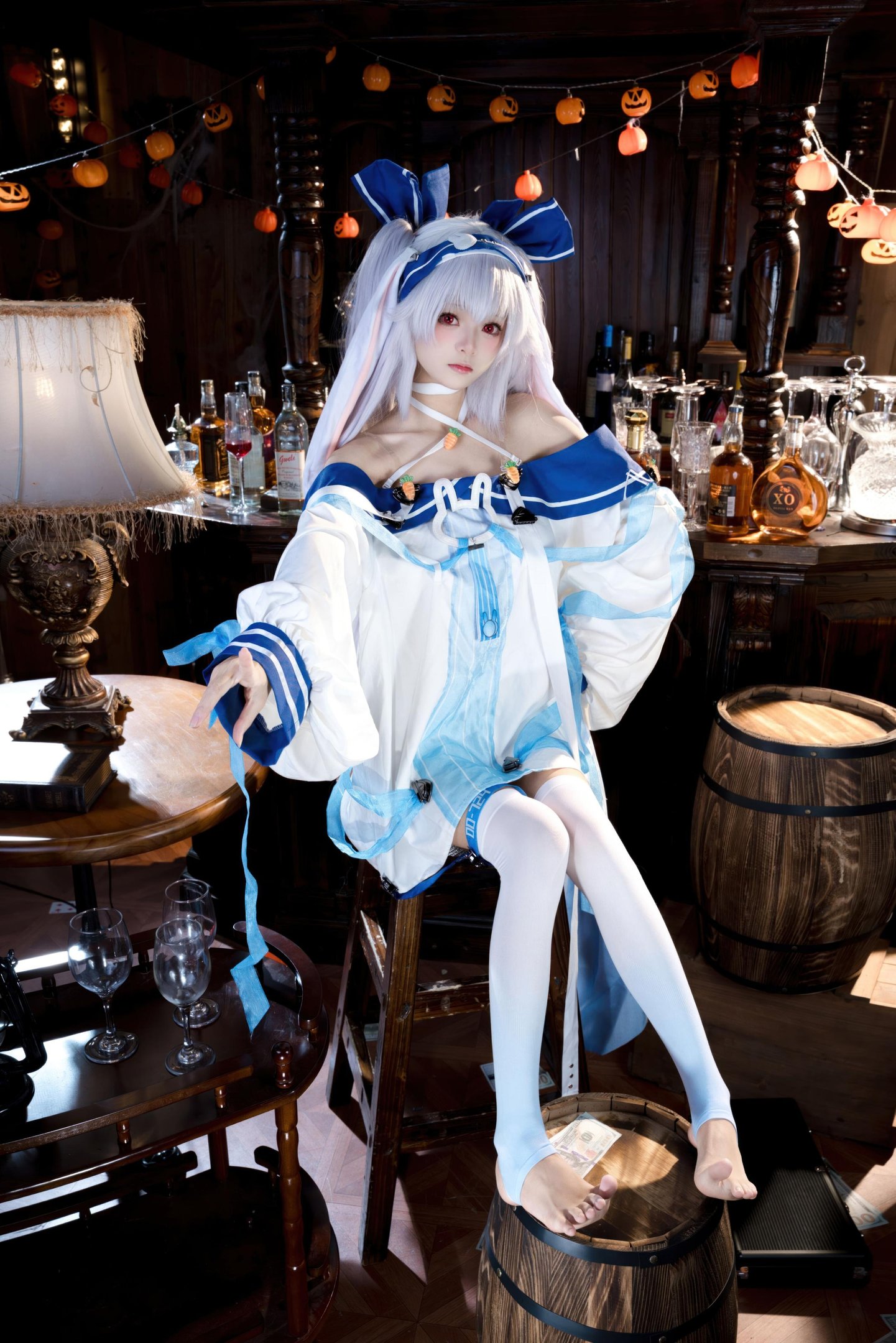 [costume play] 九柒喵 - 拉菲II：角色還原度在線 白絲與玉足細節吸睛的少女系cos 46P
