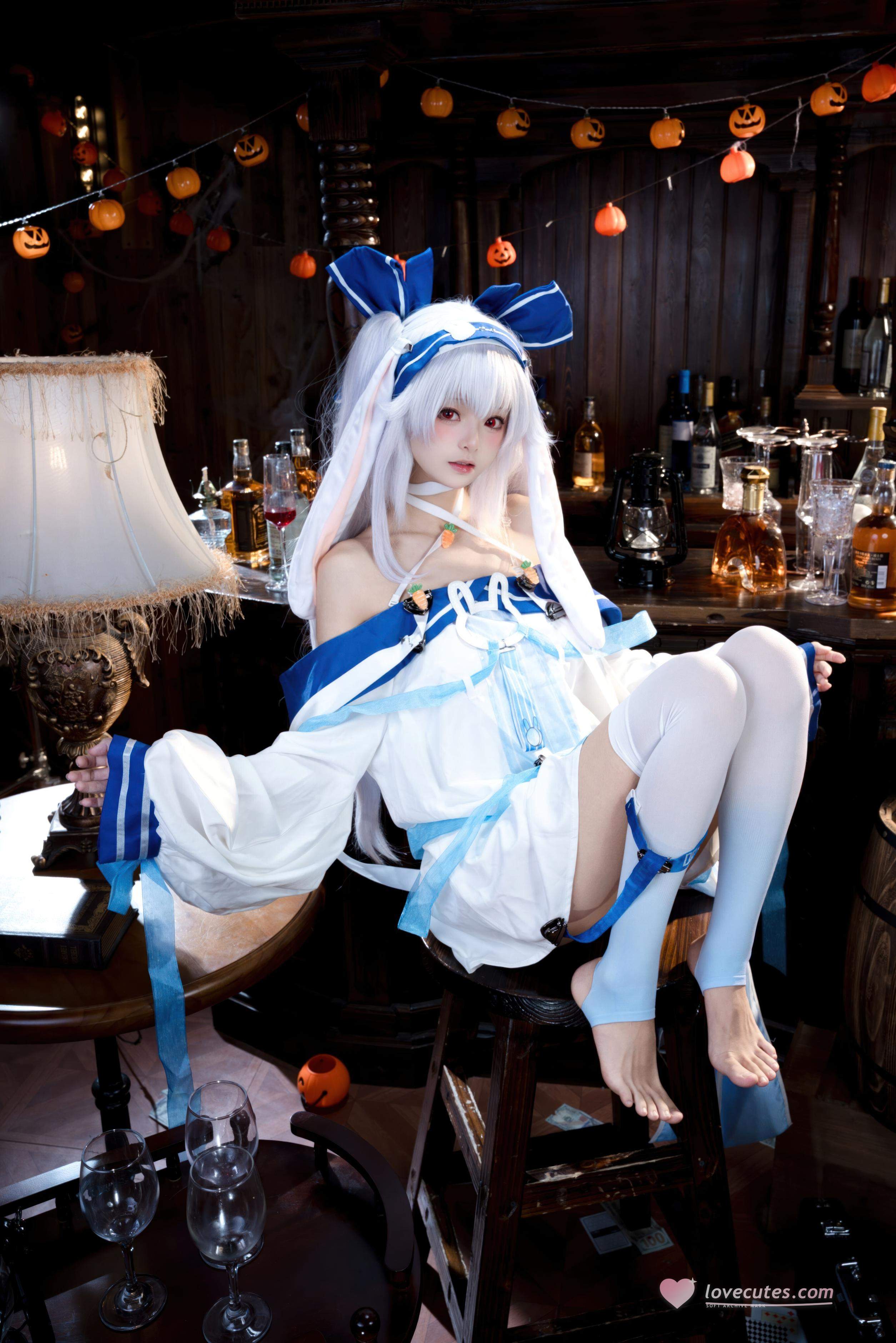 [costume play] 九柒喵 - 拉菲II：角色還原度在線 白絲與玉足細節吸睛的少女系cos 46P