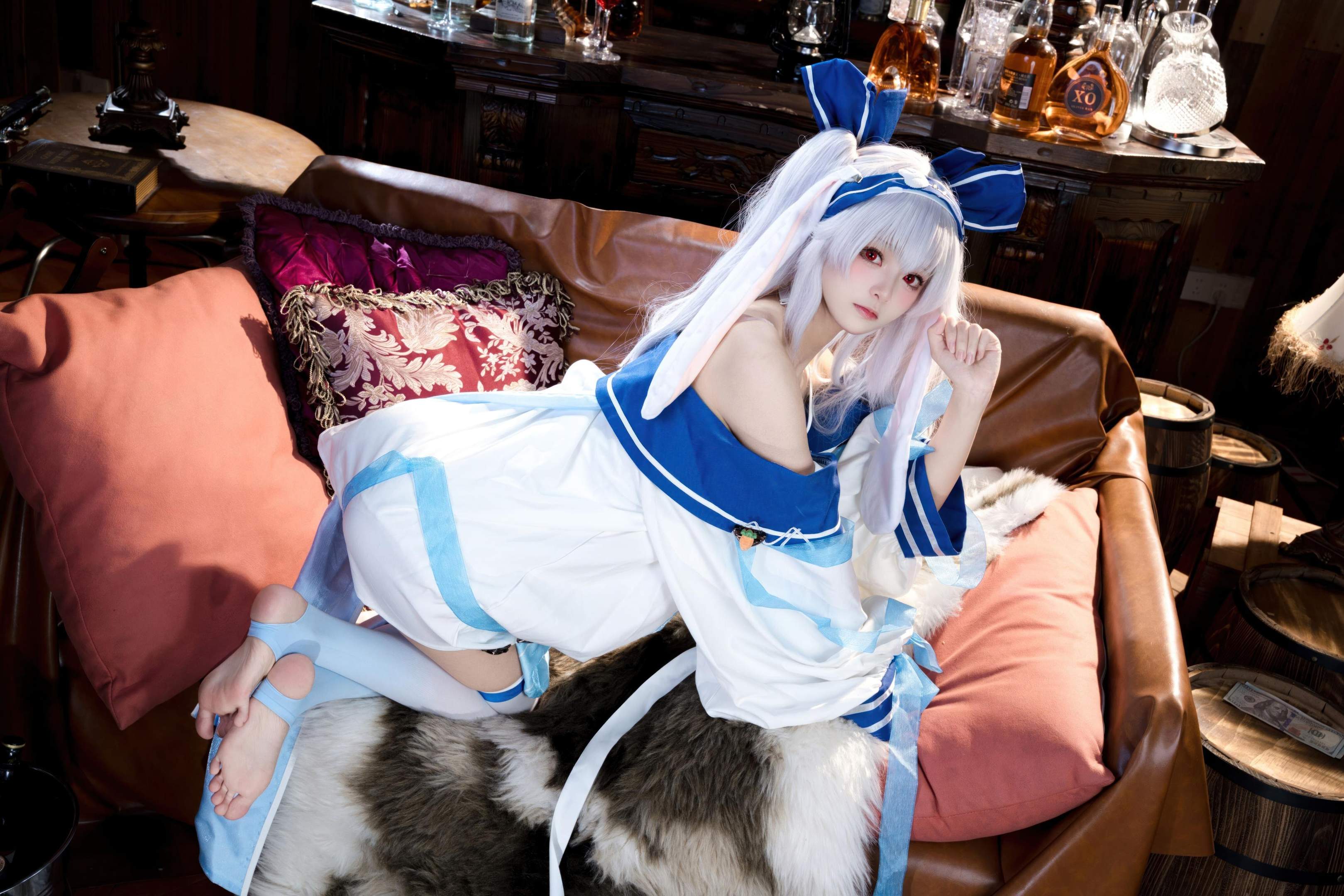 [costume play] 九柒喵 - 拉菲II：角色還原度在線 白絲與玉足細節吸睛的少女系cos 46P