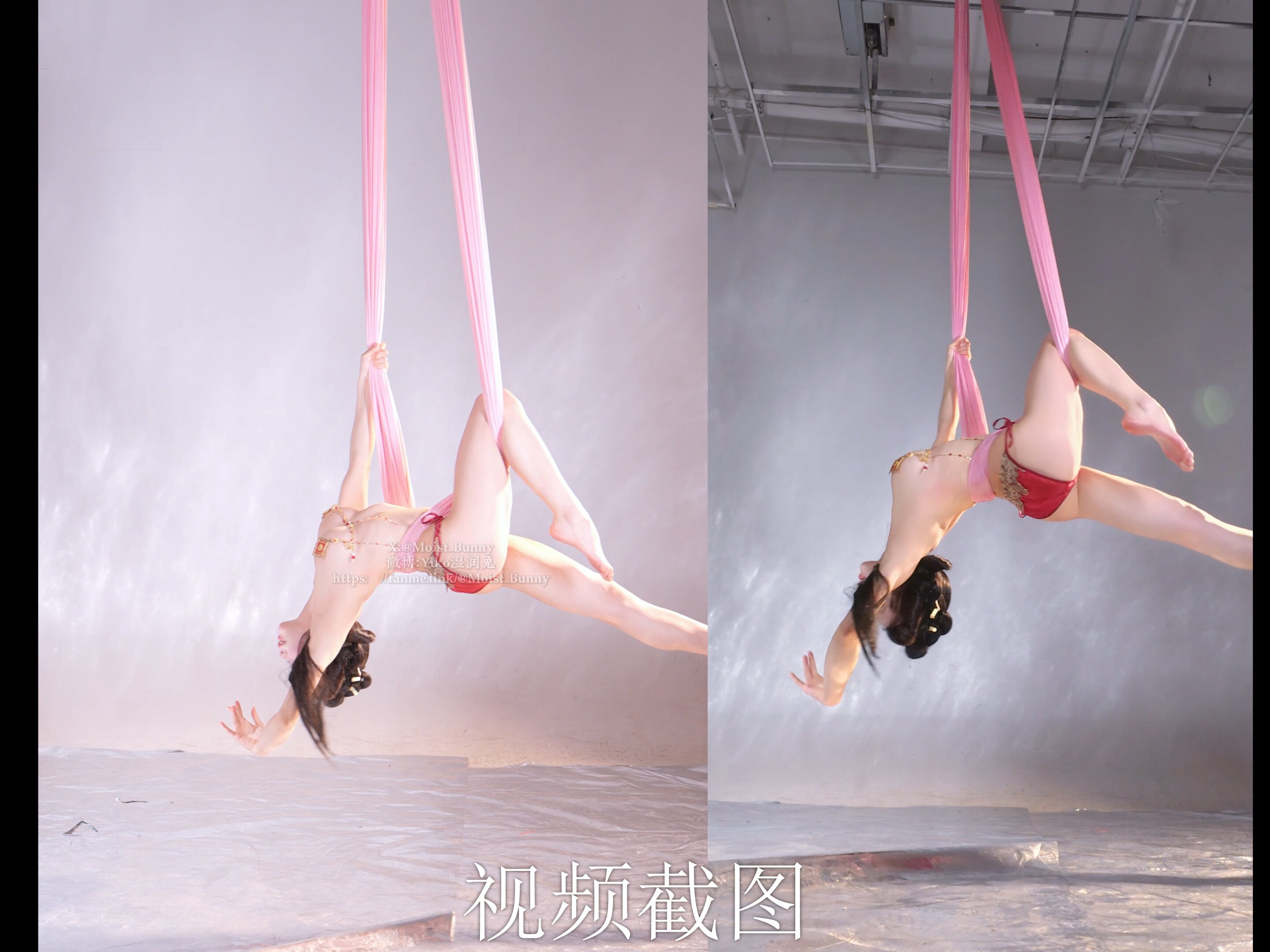 [사진] 끈끈한 둥글이 토끼, 토끼 엄마를 물다 - 빠른 말과 함께하는 금련의 봄: 하늘을 나는 고풍 스타일과 빨간 배꼽 요소의 조화, 시각적 긴장감과 아름다운 다리 라인이 매력적 93P2V