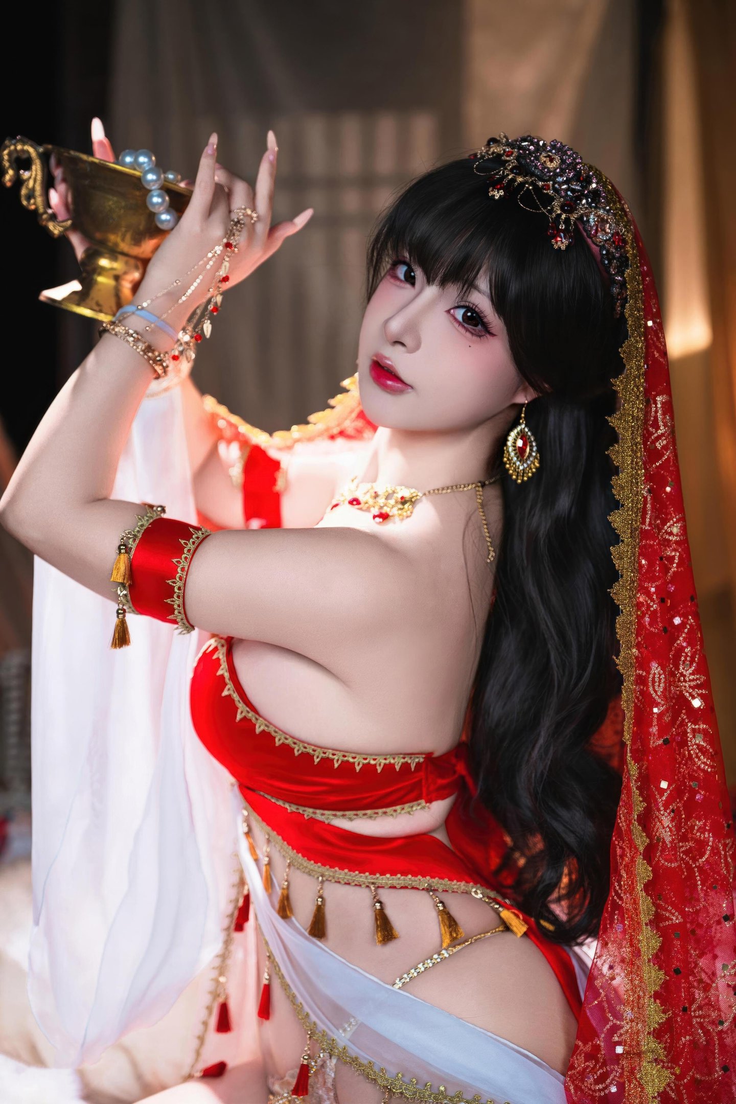 [写真] yuuhui玉汇 - 楼兰幻梦：異国の古風なシーンでの夢幻的な演出 美脚ラインと大人の魅力が際立つ 126P3V
