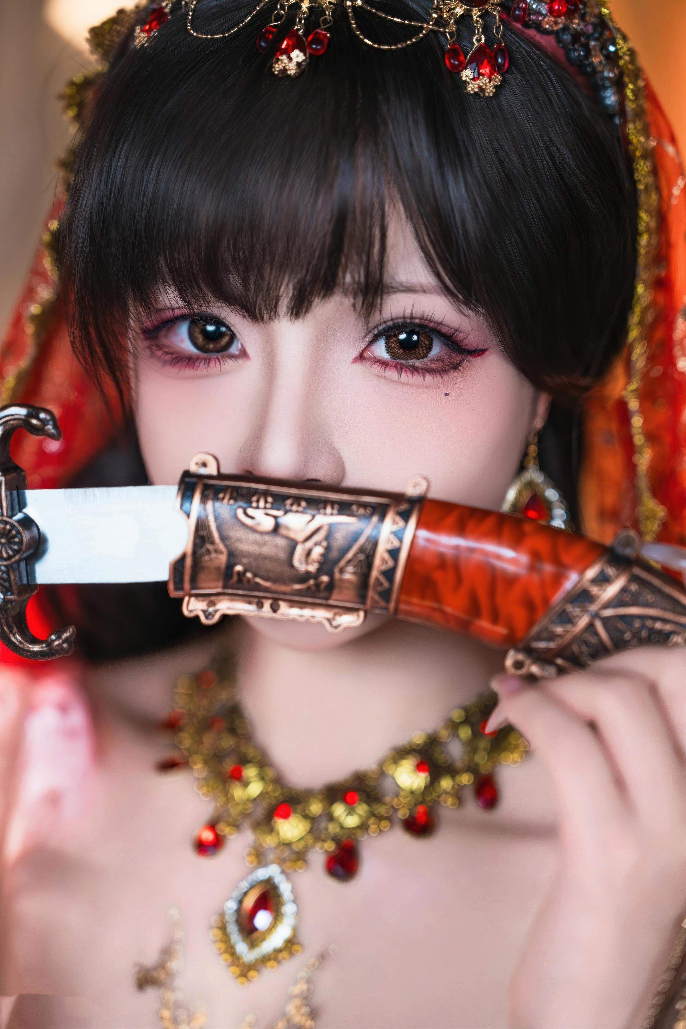 [写真] yuuhui玉汇 - Lâu Lan Huyễn Mộng: Diễn Xuất Mơ Màng Dưới Cảnh Quan Cổ Điển, Đường Cong Đẹp và Vẻ Đằm Thắm Quyến Rũ 126P3V