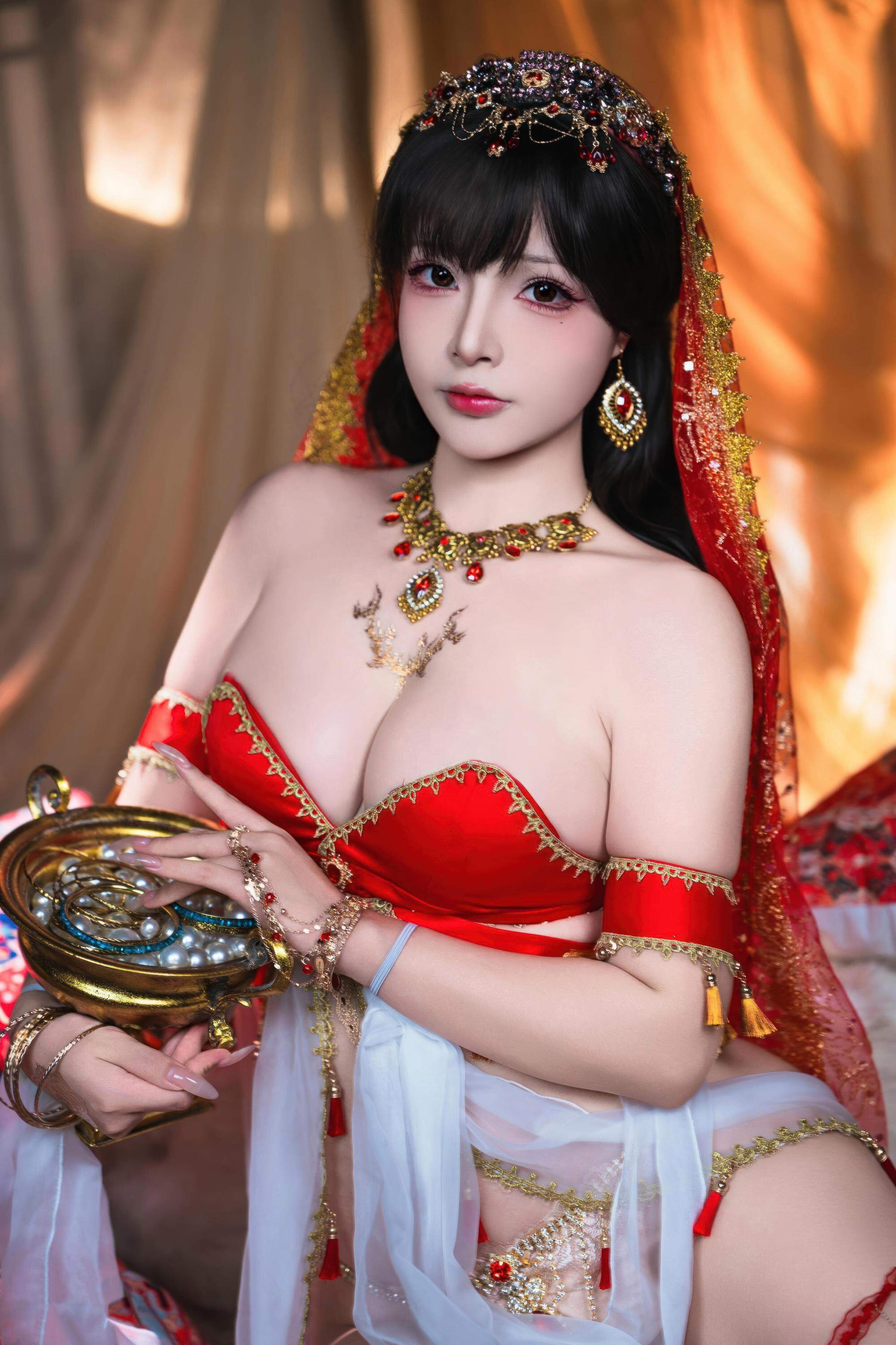 '[사진] yuuhui玉汇 - 로란 환몽: 이국적인 고풍 장면 속의 환상적 연출, 매력적인 각선미와 성숙한 분위기 126P3V'