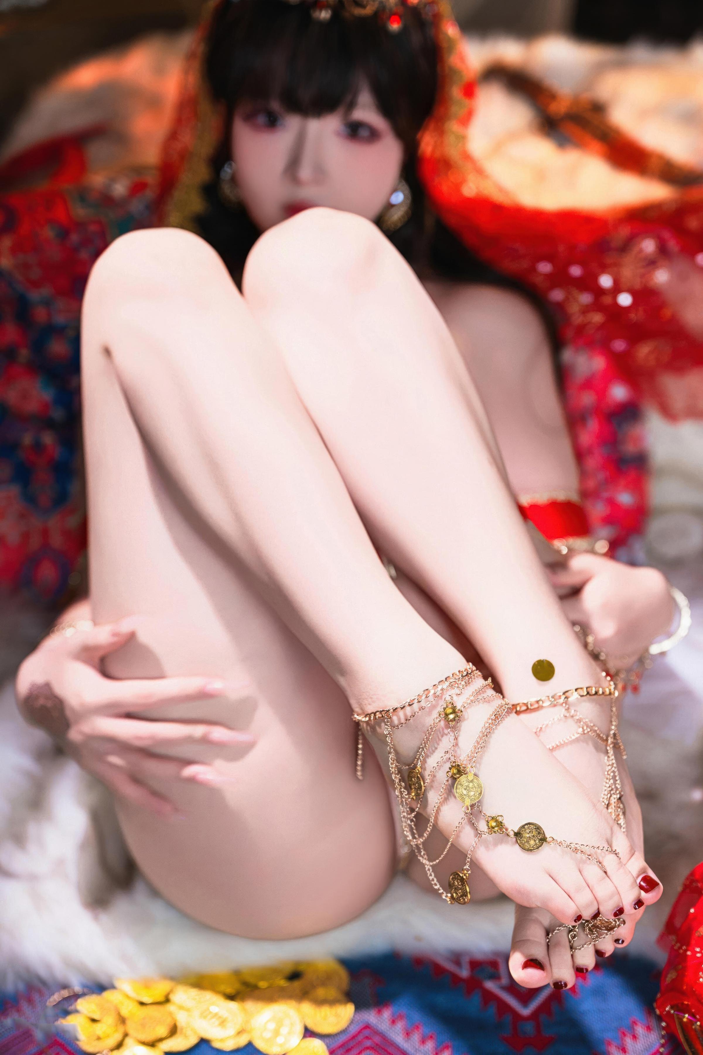 '[사진] yuuhui玉汇 - 로란 환몽: 이국적인 고풍 장면 속의 환상적 연출, 매력적인 각선미와 성숙한 분위기 126P3V'