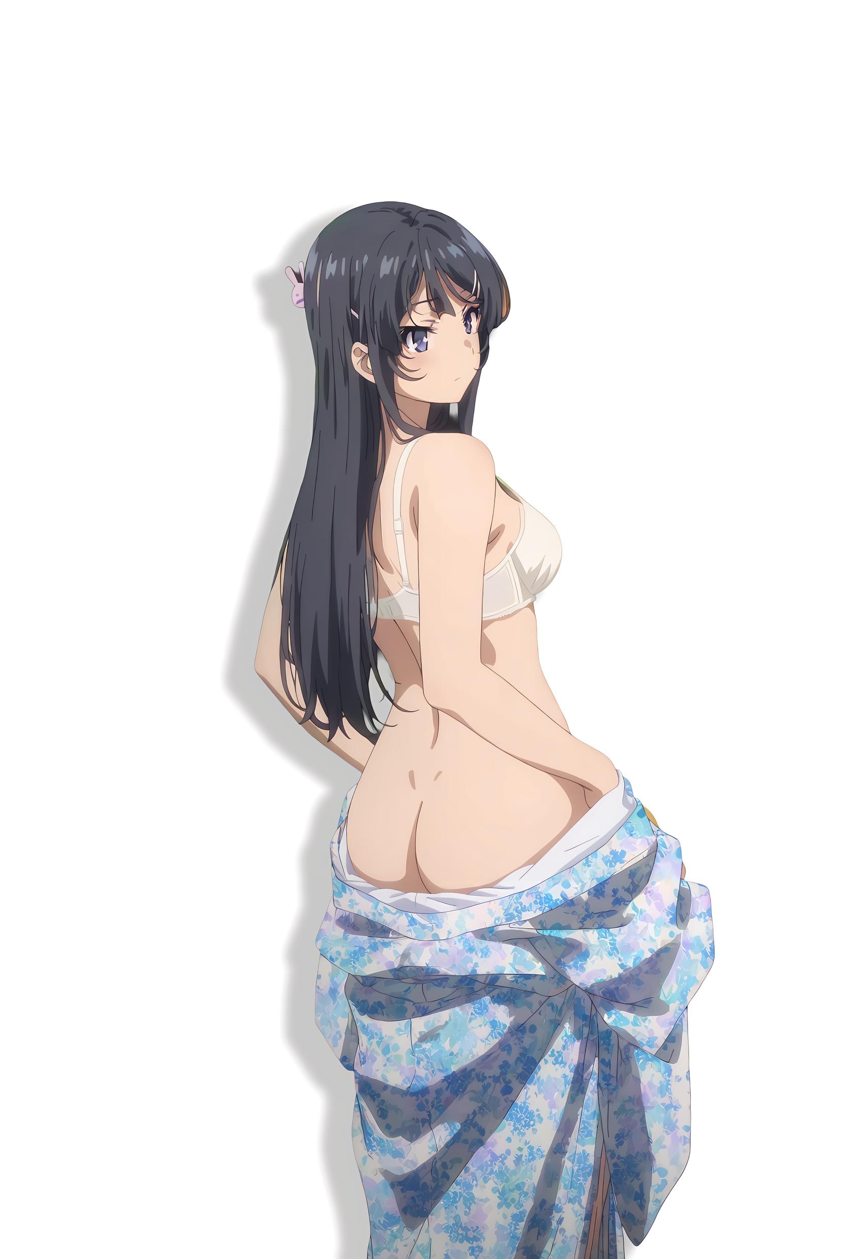 Cô Gái Anime Tạo Bởi AI - 樱岛麻衣: Series Chàng Trai Heo Con Tuổi Teen Với Cô Gái Ngực Khủng Trong Bộ Bikini Trắng, Tôn Vinh Đường Cong Hoàn Hảo 53P