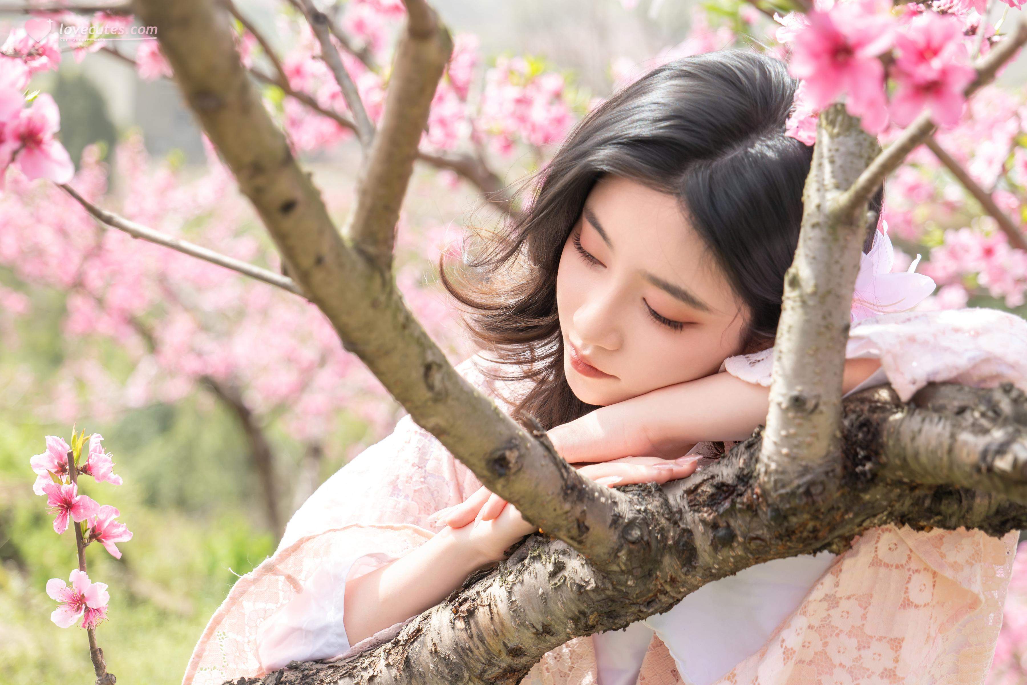 [私房] 年年Nnian - 漫花：櫻花古風外景與和風私房交織 柔美氛圍下的大尺度呈現 86P