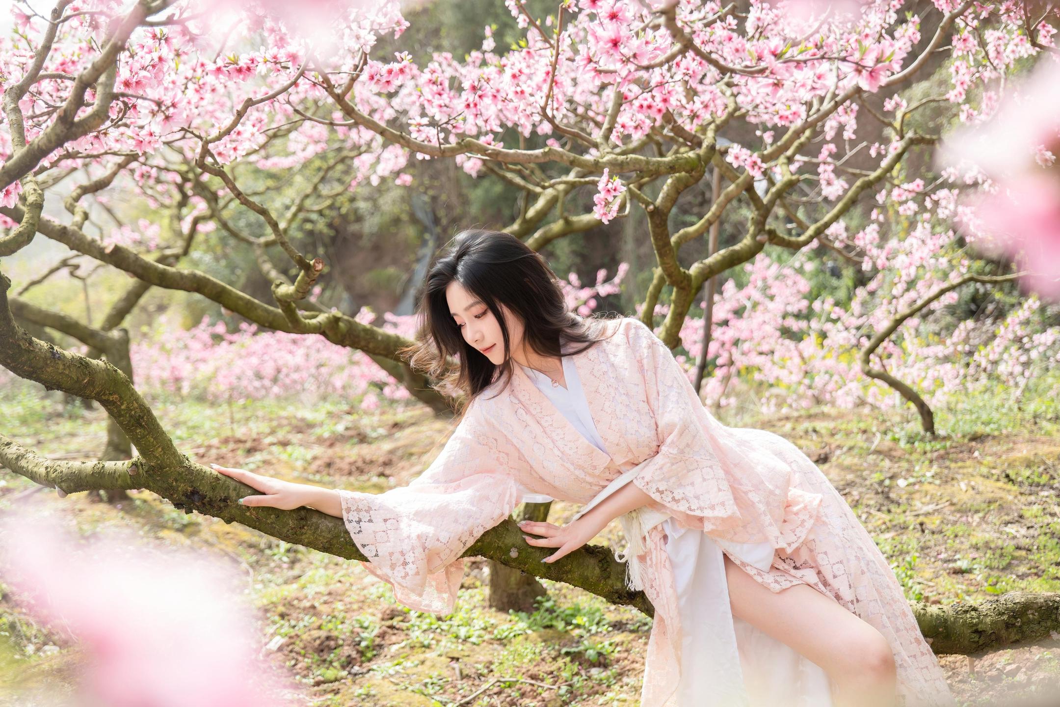[私房] 年年Nnian - 漫花：櫻花古風外景與和風私房交織 柔美氛圍下的大尺度呈現 86P