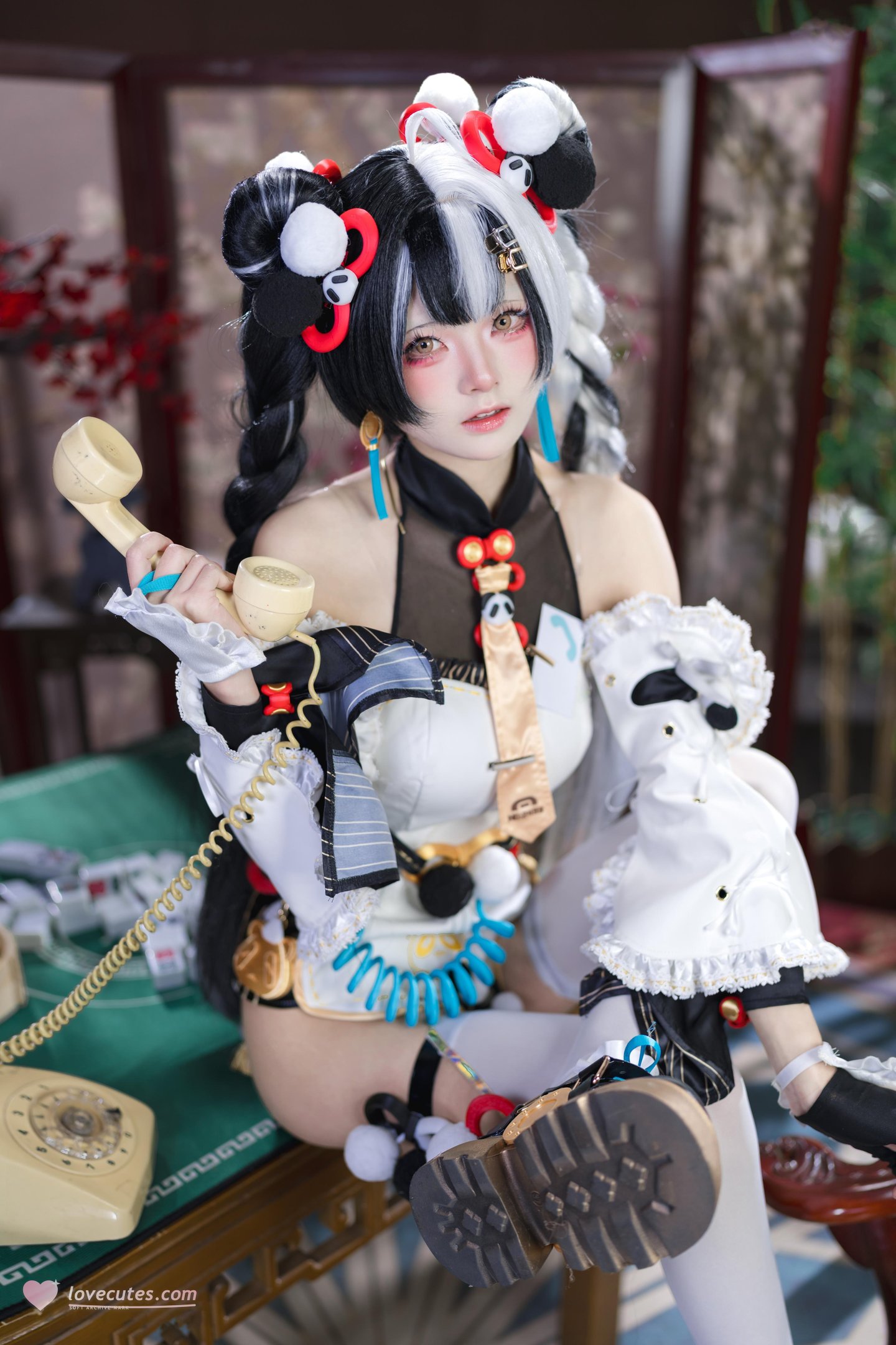 [costume] Cửu Thất Miêu - Liêu Âm: Bạch Tơ Mỹ Đùi, Lộ Vai, Ngực Đầy Đặn, Phong Cách Đông Phương Cổ Điển 41P