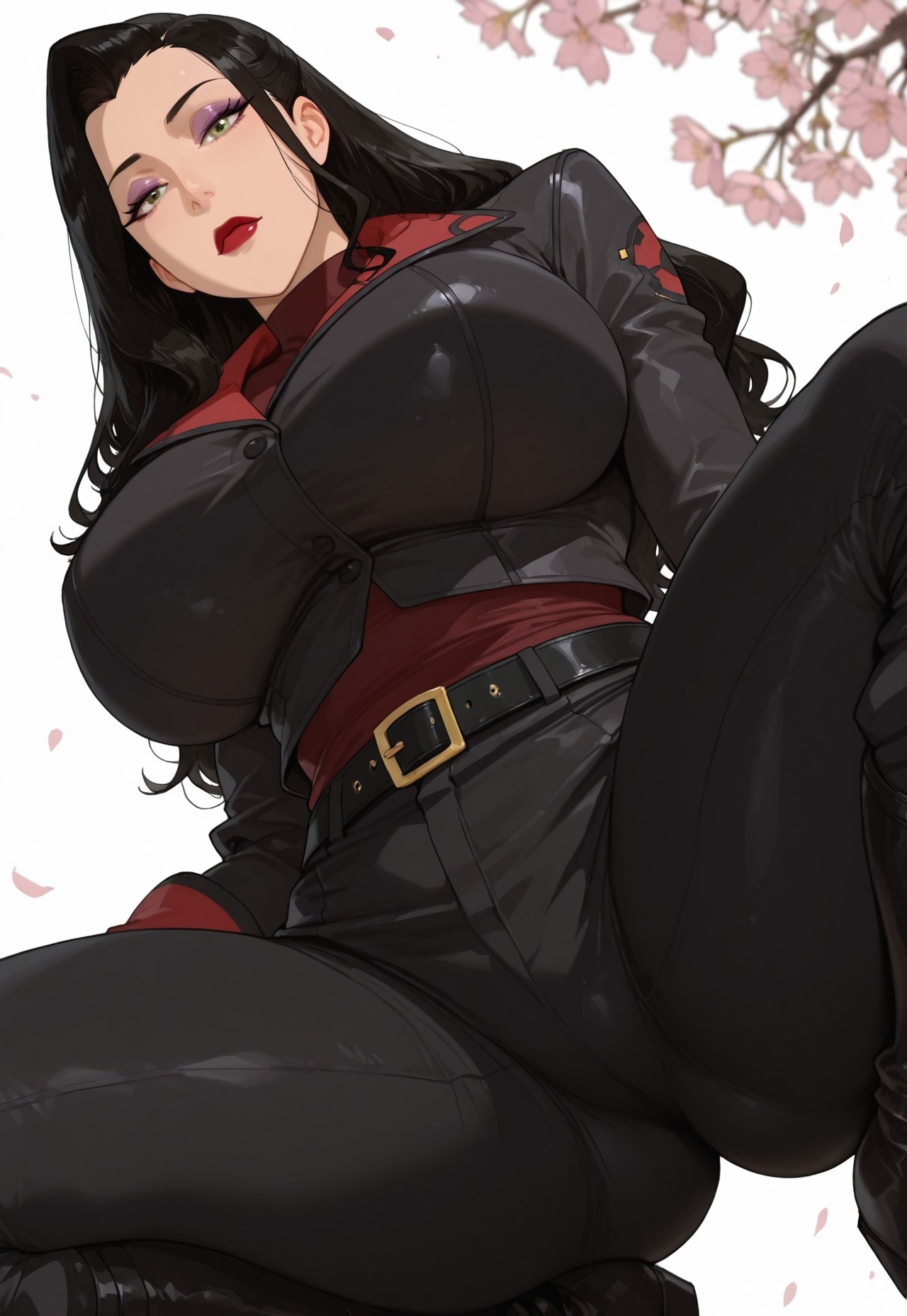 AI生成動漫女孩 - 科拉傳奇 Asami Sato：黑色緊身衣爆乳巨臀 露穴口塞重口 198P