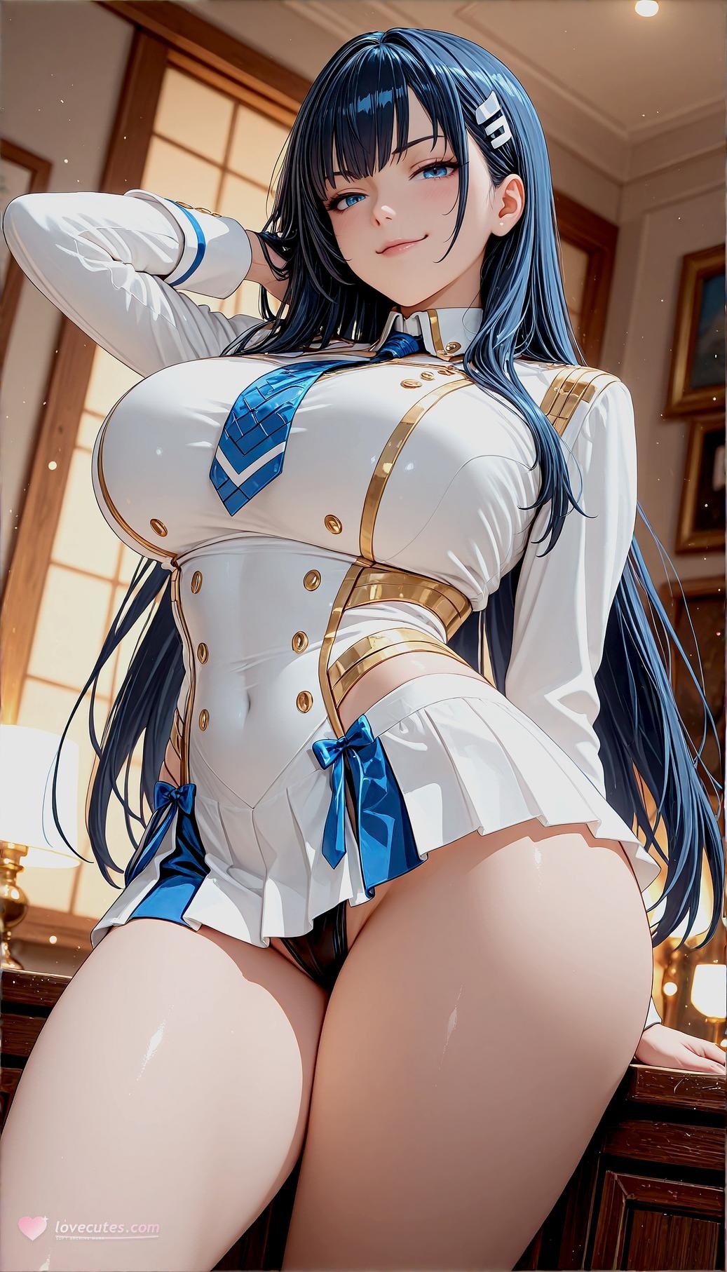 AI Generated Porn - Kiryuin Satsuki Uniform Adult AI Gallery 48P