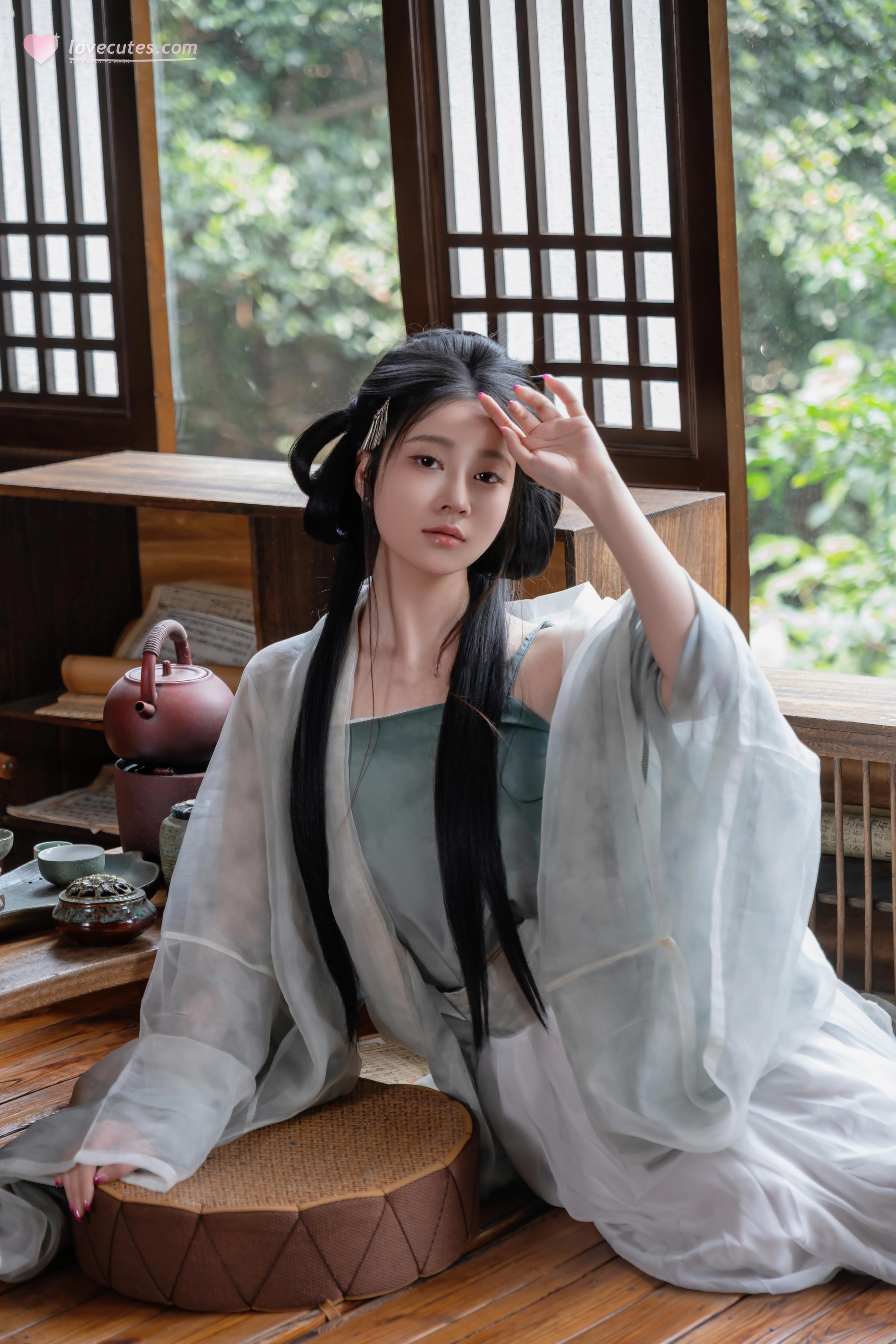 [Ảnh] Nnian - 浣溪沙: Áo Gấm Mỏng Manh, Vẻ Đẹp Quyến Rũ Từ Cửa Sổ Gỗ, Phong Cách Cổ Điển 80P