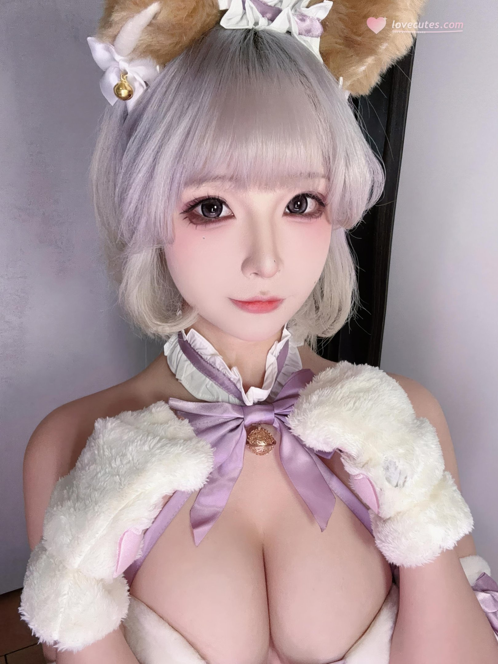 [私房] yuuhui玉汇 - 家有萌宠：獣耳毛皮情趣下着 巨乳ヒップ萌えペット私房 30P2V