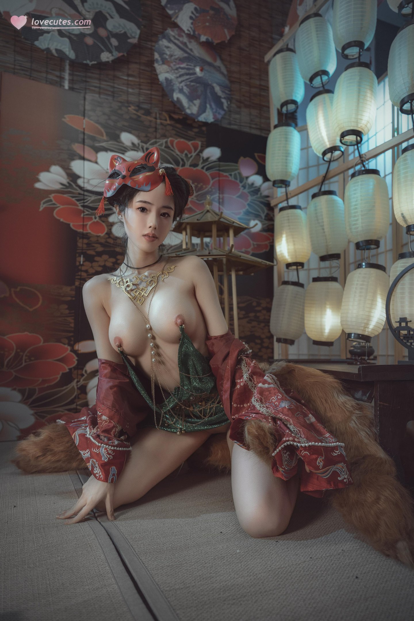 [Ảnh] Titanium TiTi - Thanh Khâu Xích Hồ: Phong Cách Cổ Điển, Để Vai, Thấp Ngực, Chân Dài, Ngực Đẹp 64P