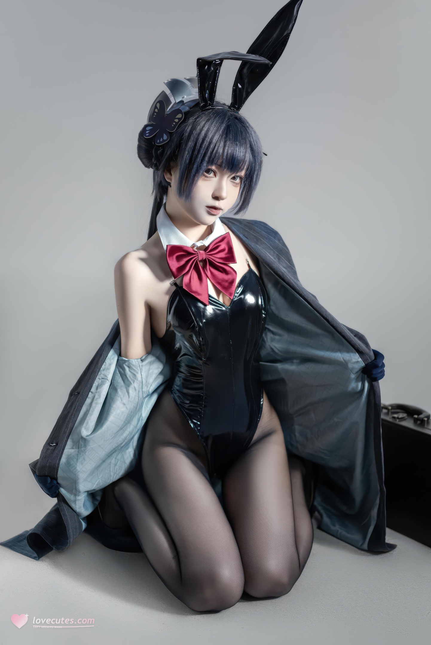 [costume] Vector Fish - Huyết Tử Thỏ Nữ: Thỏ Nữ Cao Gót Đen, Đùi Cong Ngực Đẹp 28P