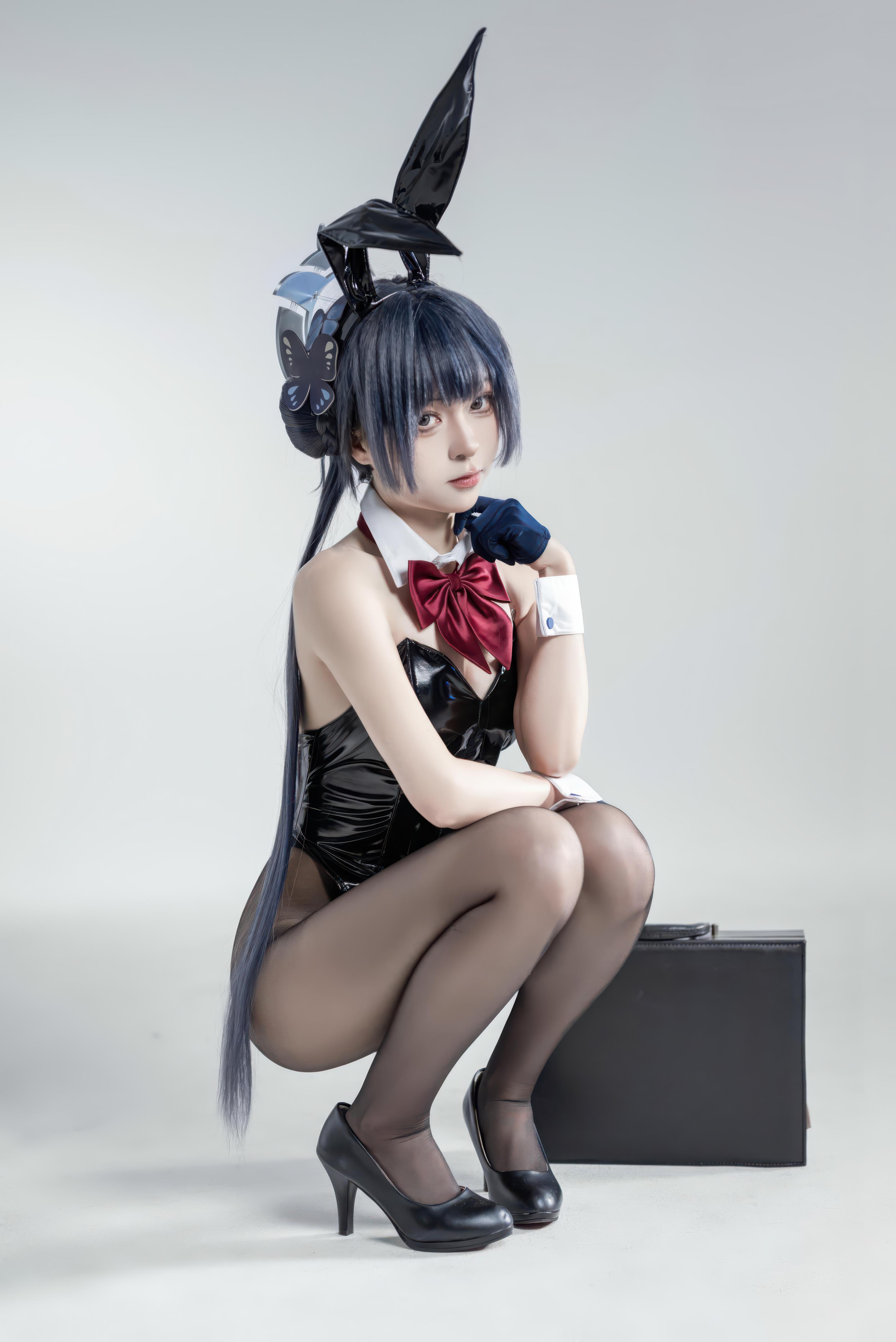 [costume] Vector Fish - Huyết Tử Thỏ Nữ: Thỏ Nữ Cao Gót Đen, Đùi Cong Ngực Đẹp 28P