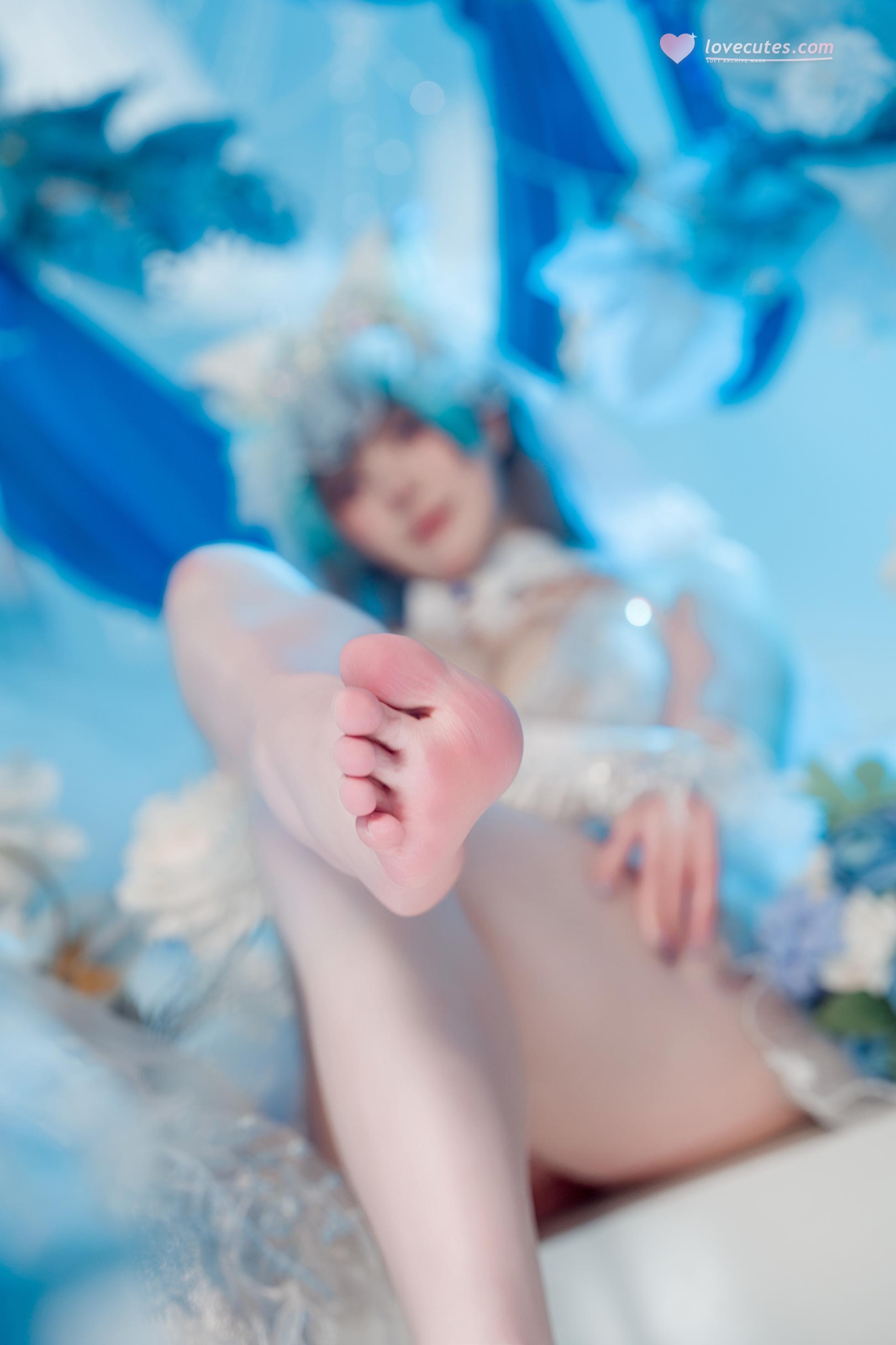 [cosplay] Natsuko夏夏子 - 碧藍航線 柴郡婚紗：白色婚紗蕾絲內衣 巨乳美腿 70P