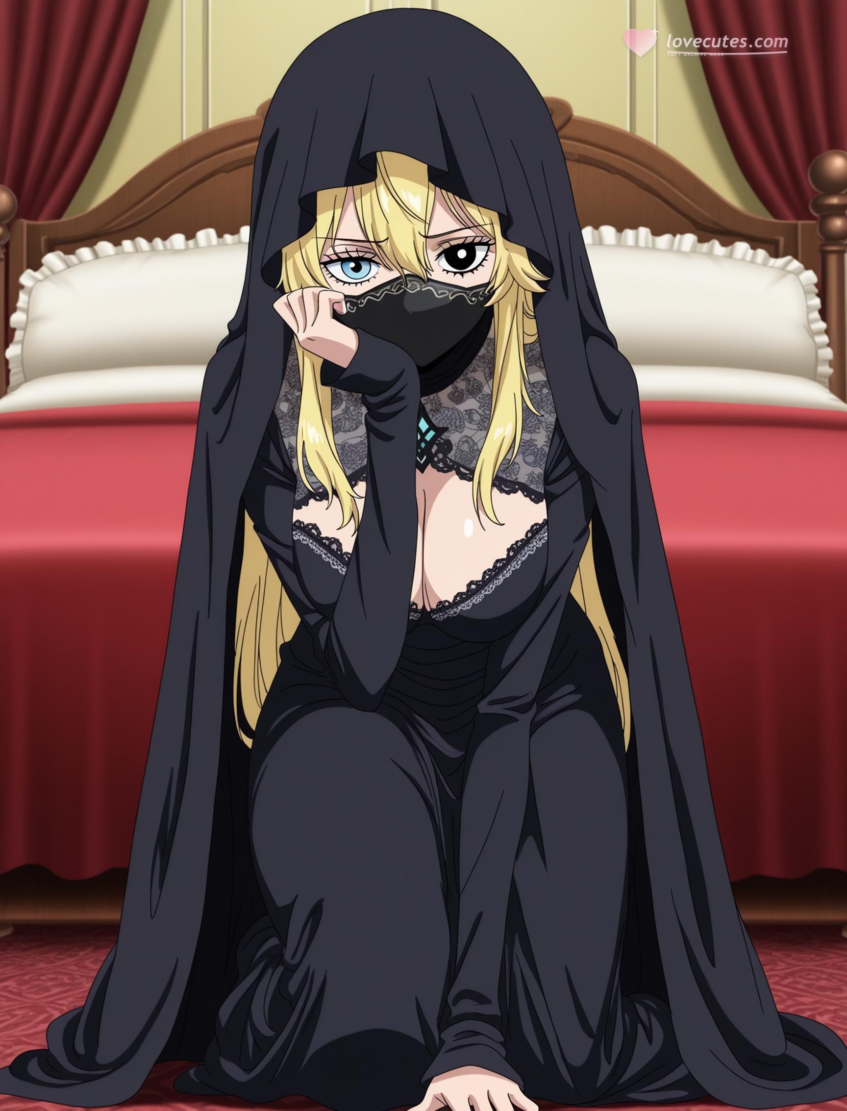 AI生成アニメ少女 - 海賊王 軍子：黒軍装巨乳白虎露穴 翘臀美腿 73P