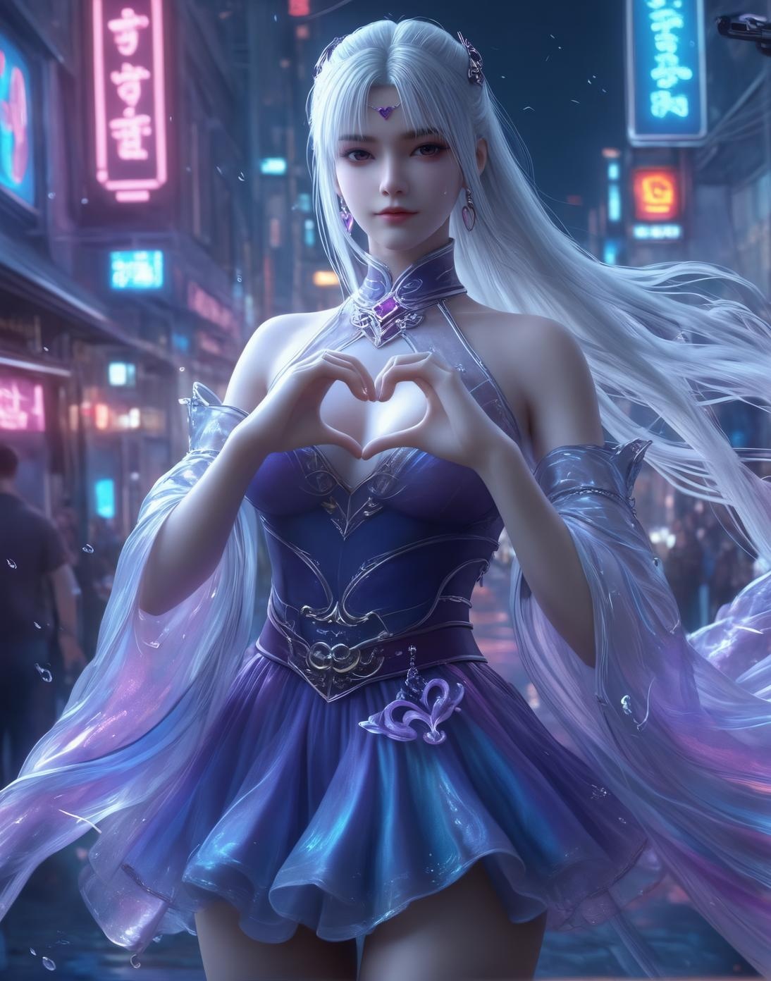 Cô Gái Anime Tạo Bởi AI - 小医仙与古风美女：Tắm Suối Nước Nóng Với Vòng Một Khủng - Bộ Sưu Tập Hai Chủ Đề 153P