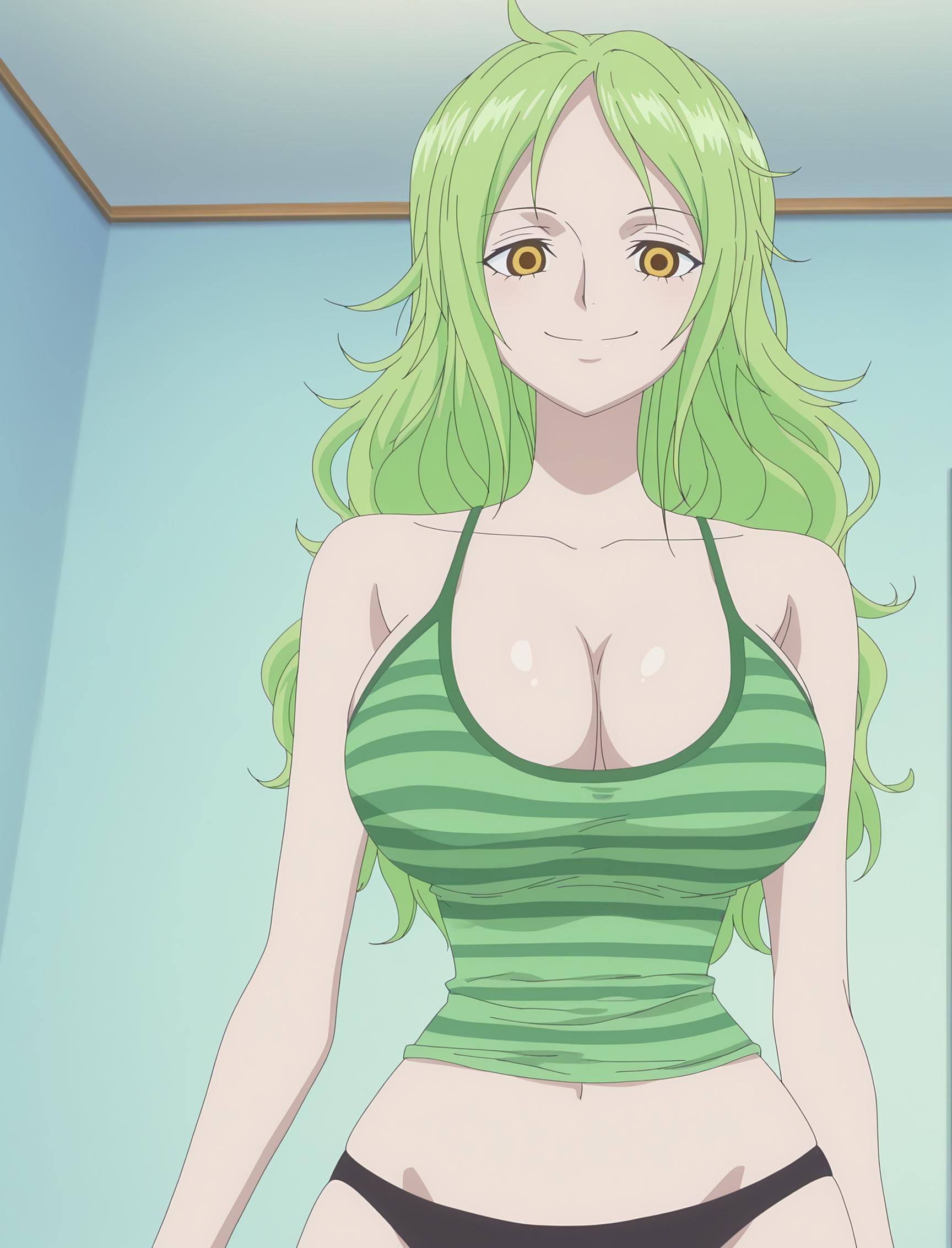 Cô Gái Anime Tạo Ra Bằng AI - Hải Tặc Vương Monet: Tóc Xanh, Cánh, Ngực Khủng, Đùi Đẹp 108P