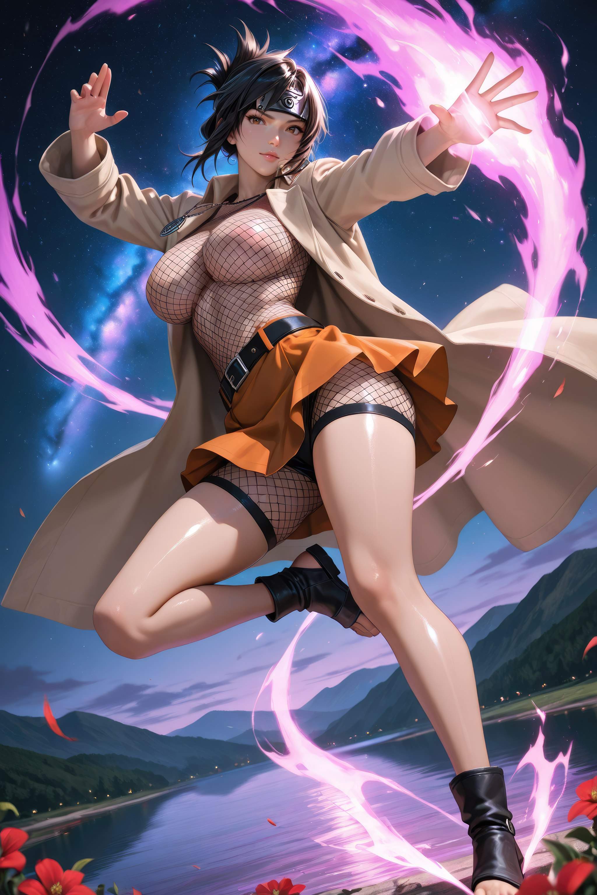 AI Porn - Naruto Mitarashi Anko AI nudes 598P